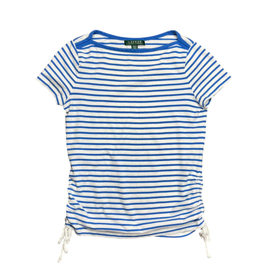 Lauren Ralph Lauren Blue & White Striped Shirt - S