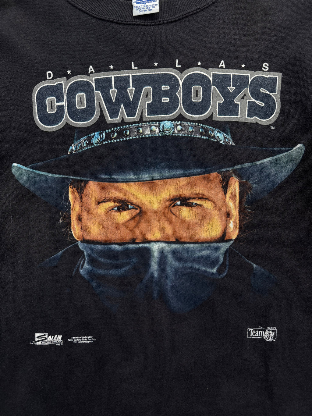 1992 Salem Sportswear Dallas Cowboys NFL Crewneck Sweatshirt - L