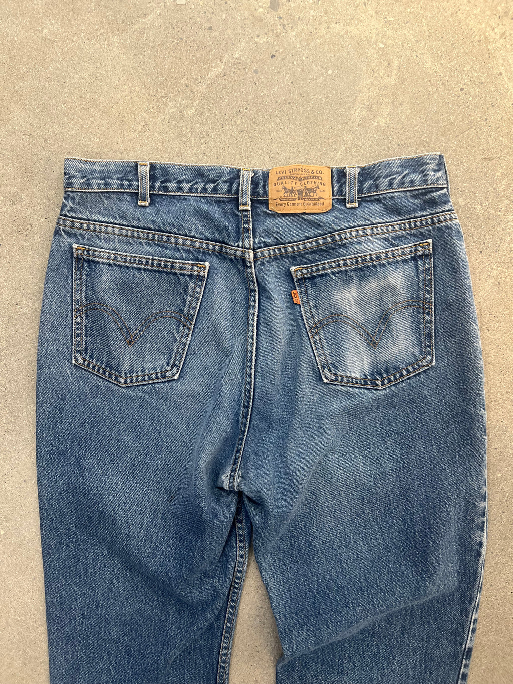 Faded Levi's Orange Tab Jeans - 34"