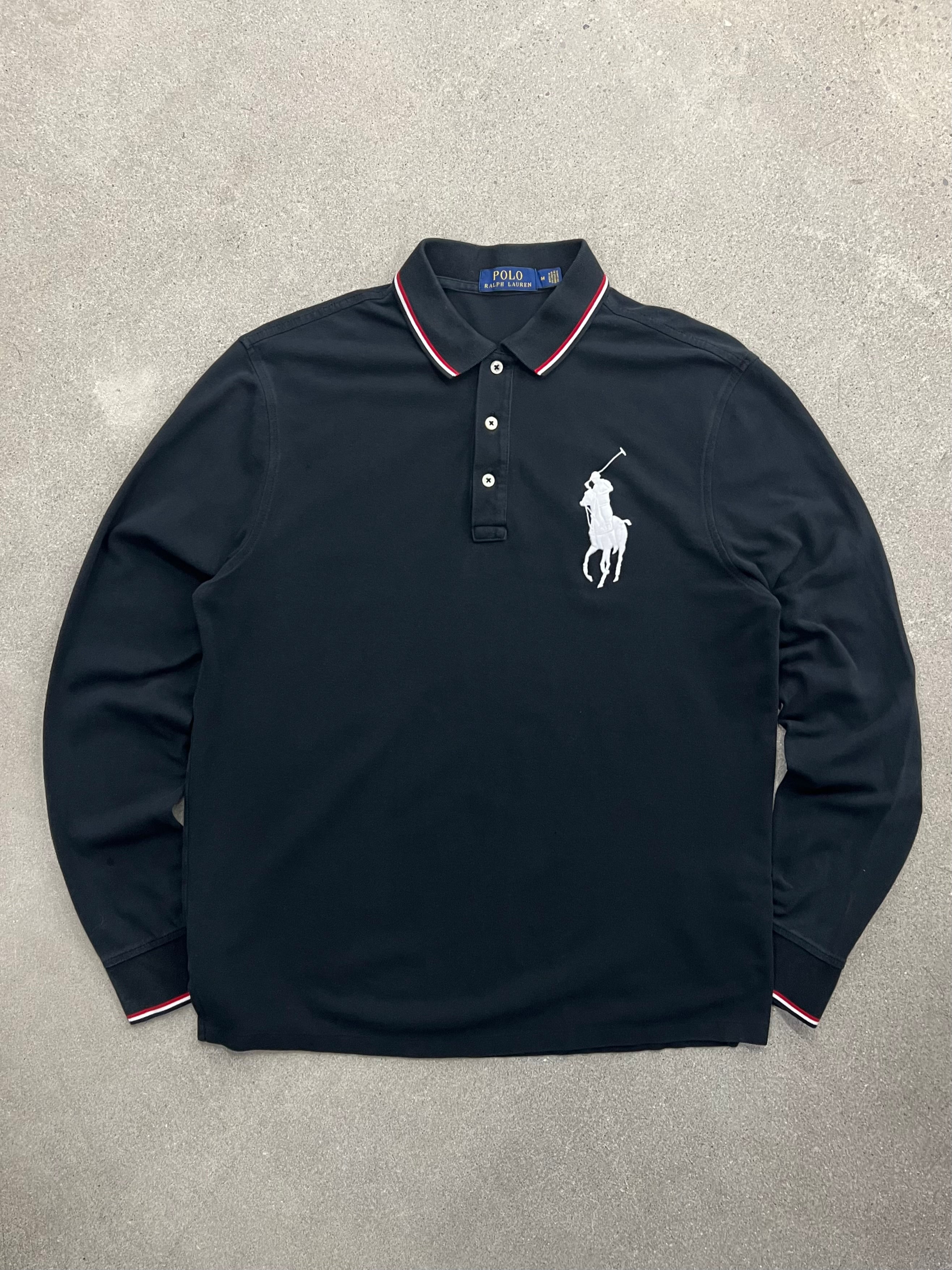 Polo Ralph Lauren Classic Big Pony Long Sleeve Polo Shirt - L