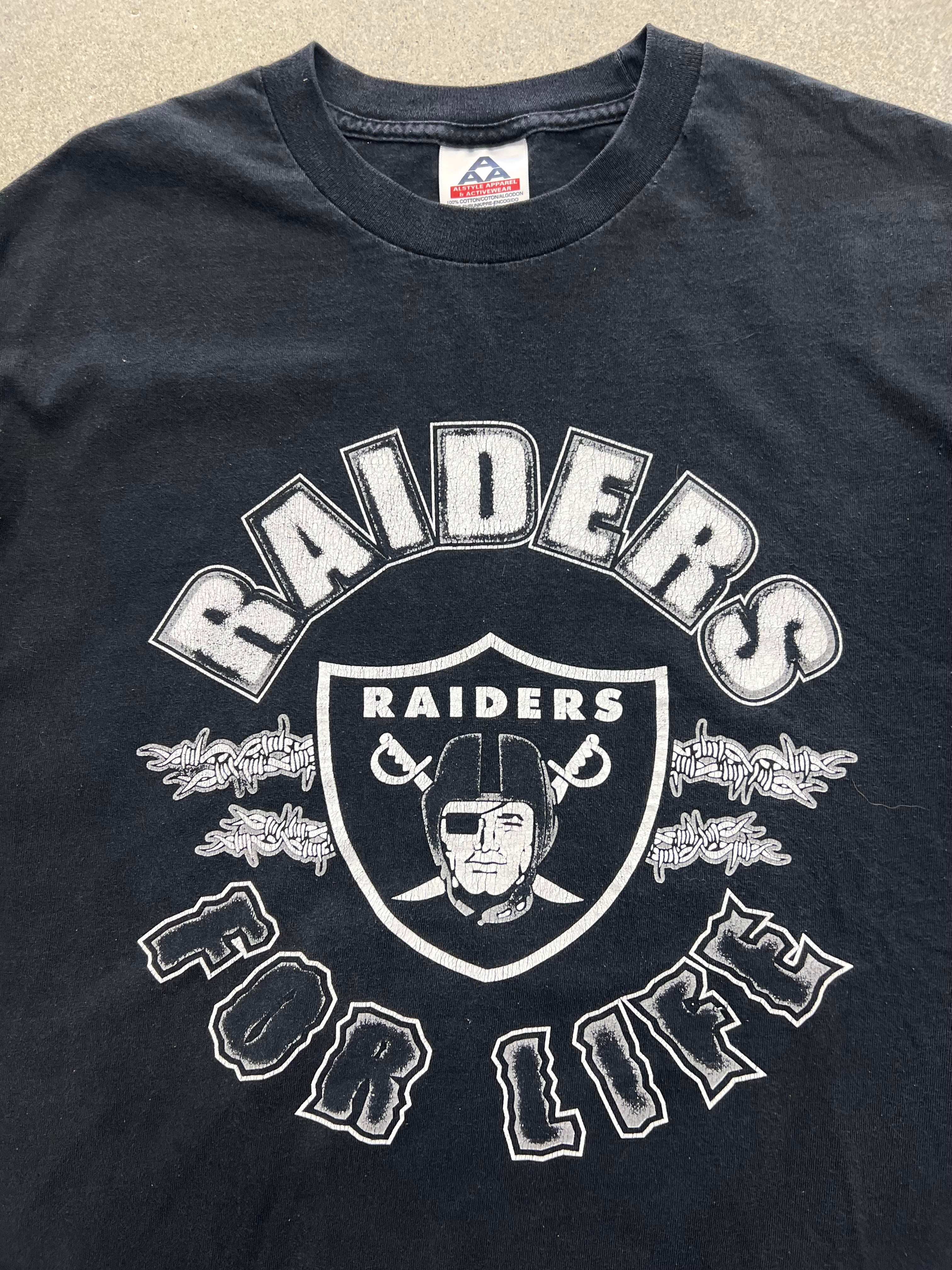 Oakland Raiders For Life NFL T-Shirt - L