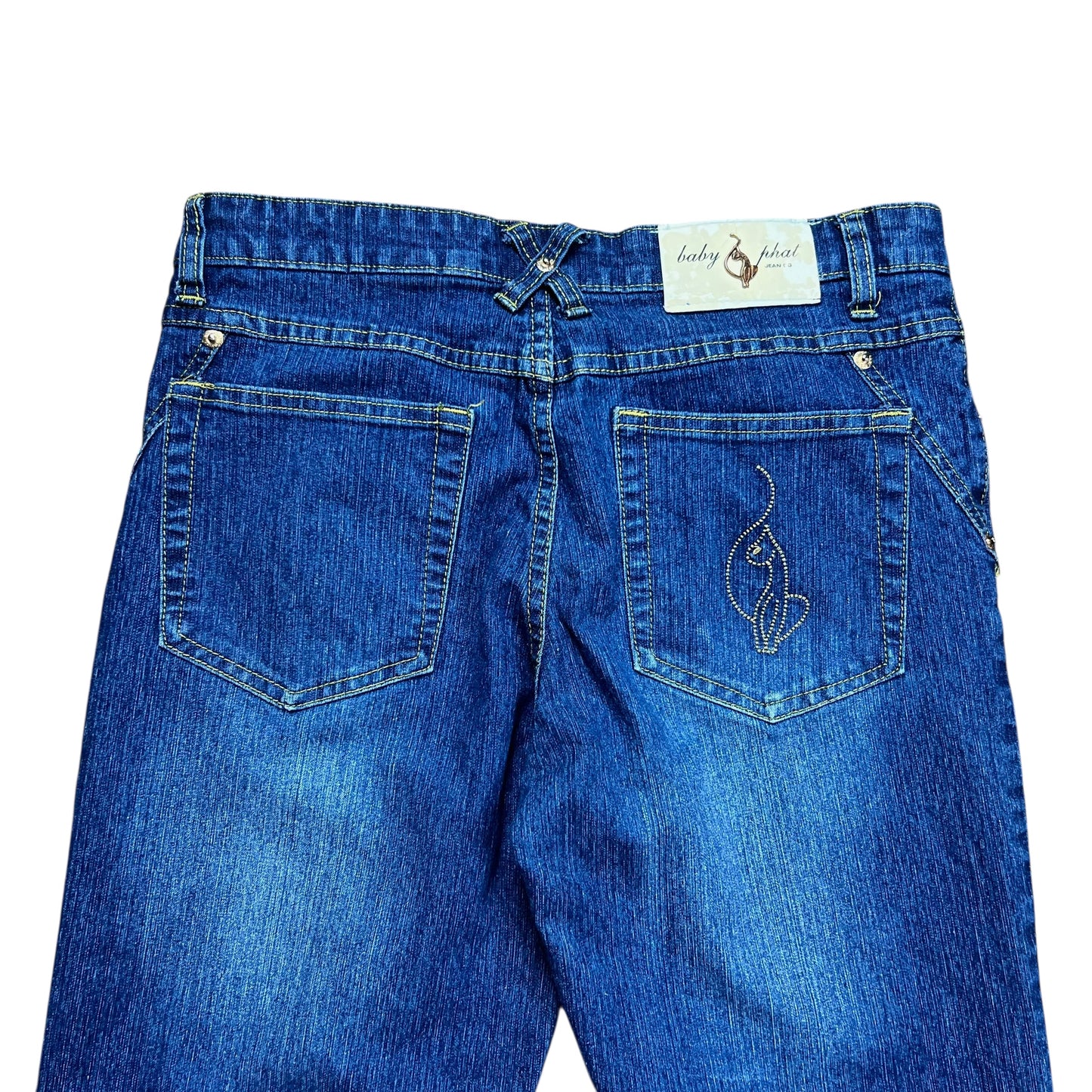 Baby Phat Faded Blue Capri Jeans - 30”