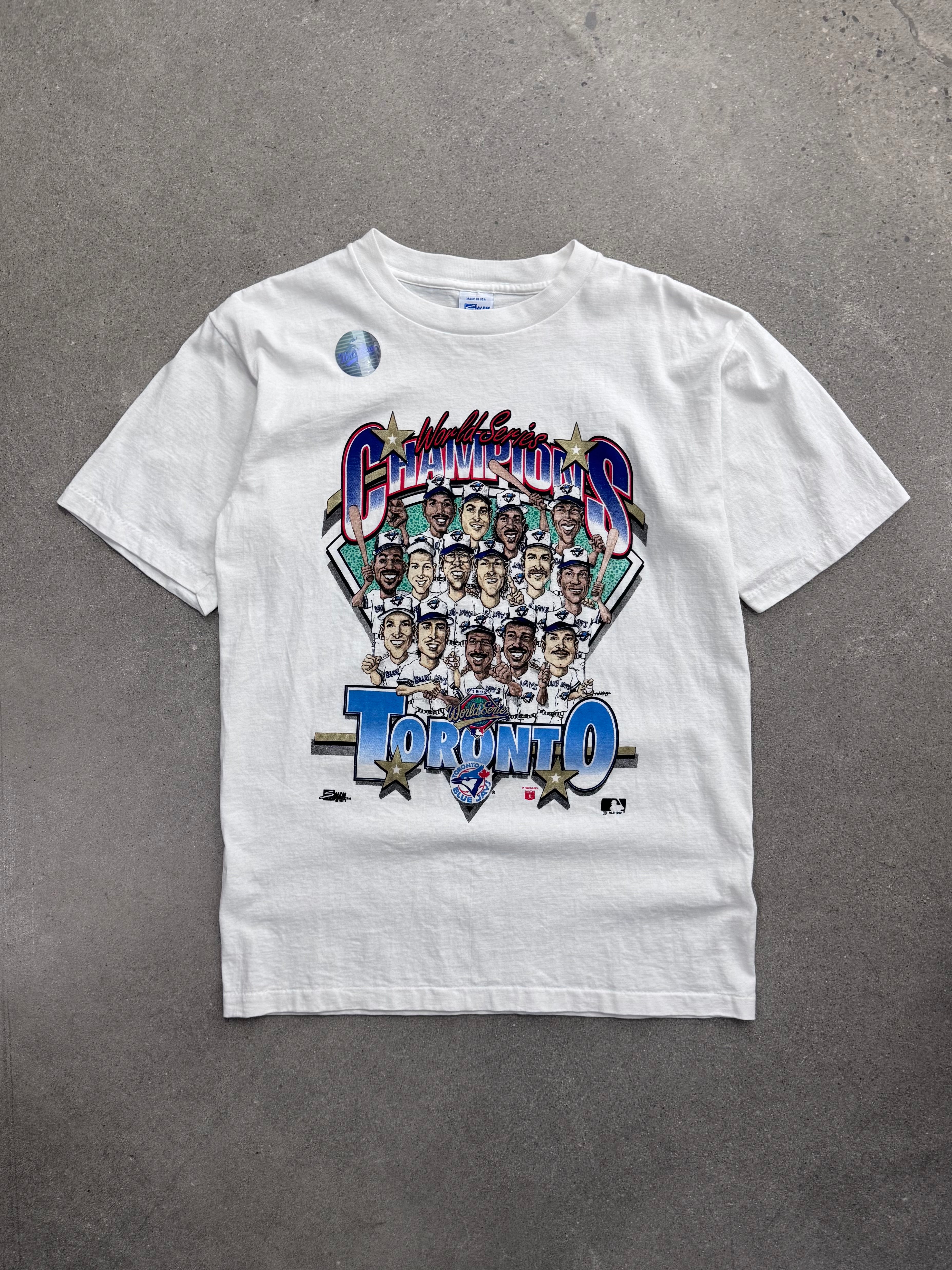 1992 Salem Sportswear Toronto Blue Jays World Series MLB Champions - L