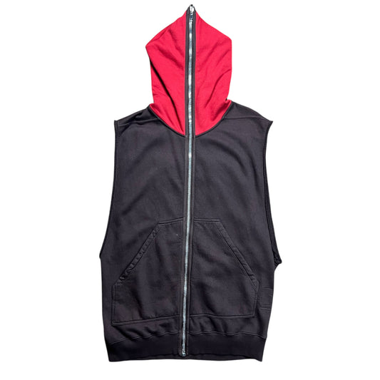Rick Owens DRKSHDW Sleeveless Gimp Hoodie - L