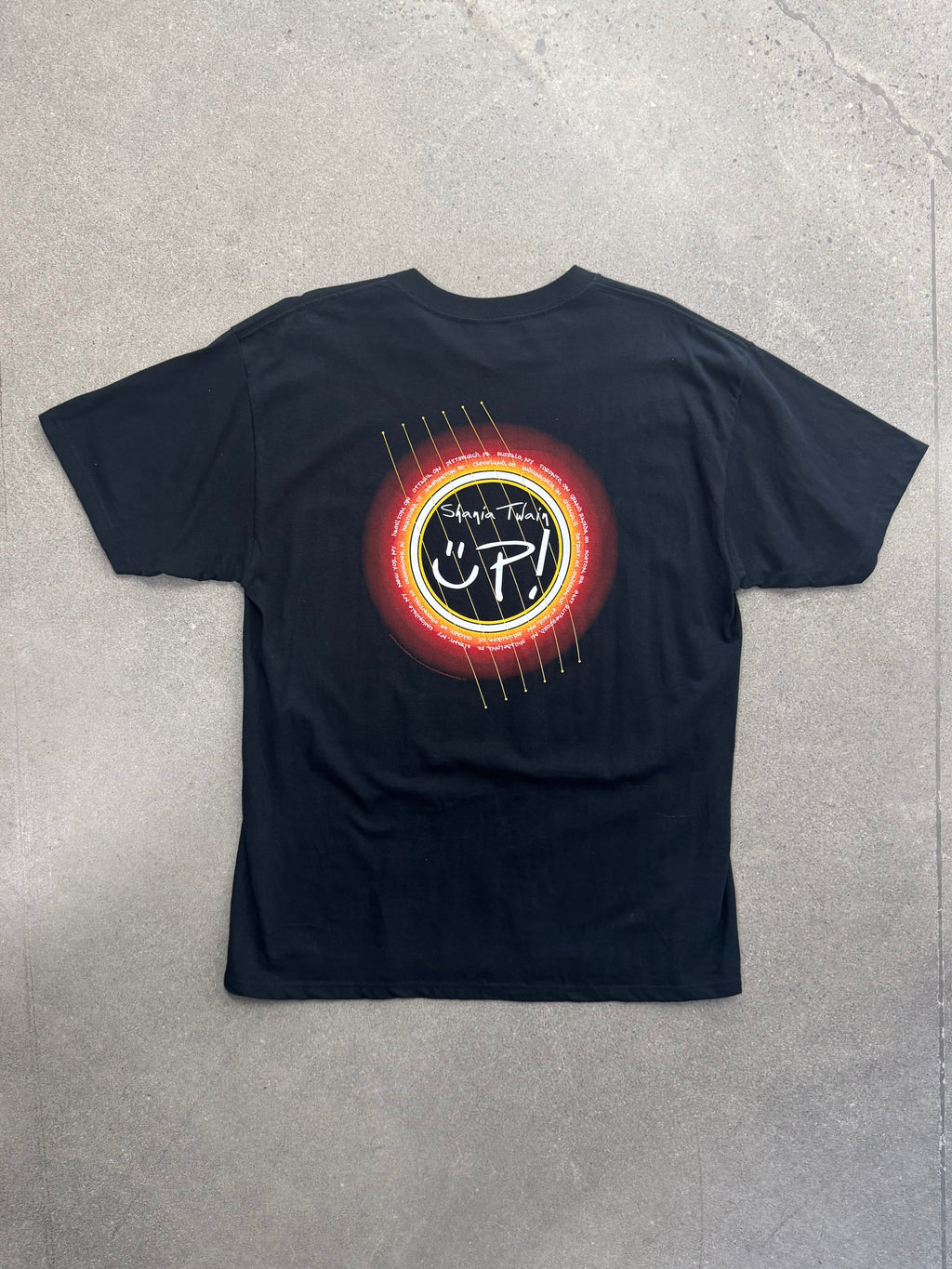2003 Shania Twain Up Tour T-Shirt - XL