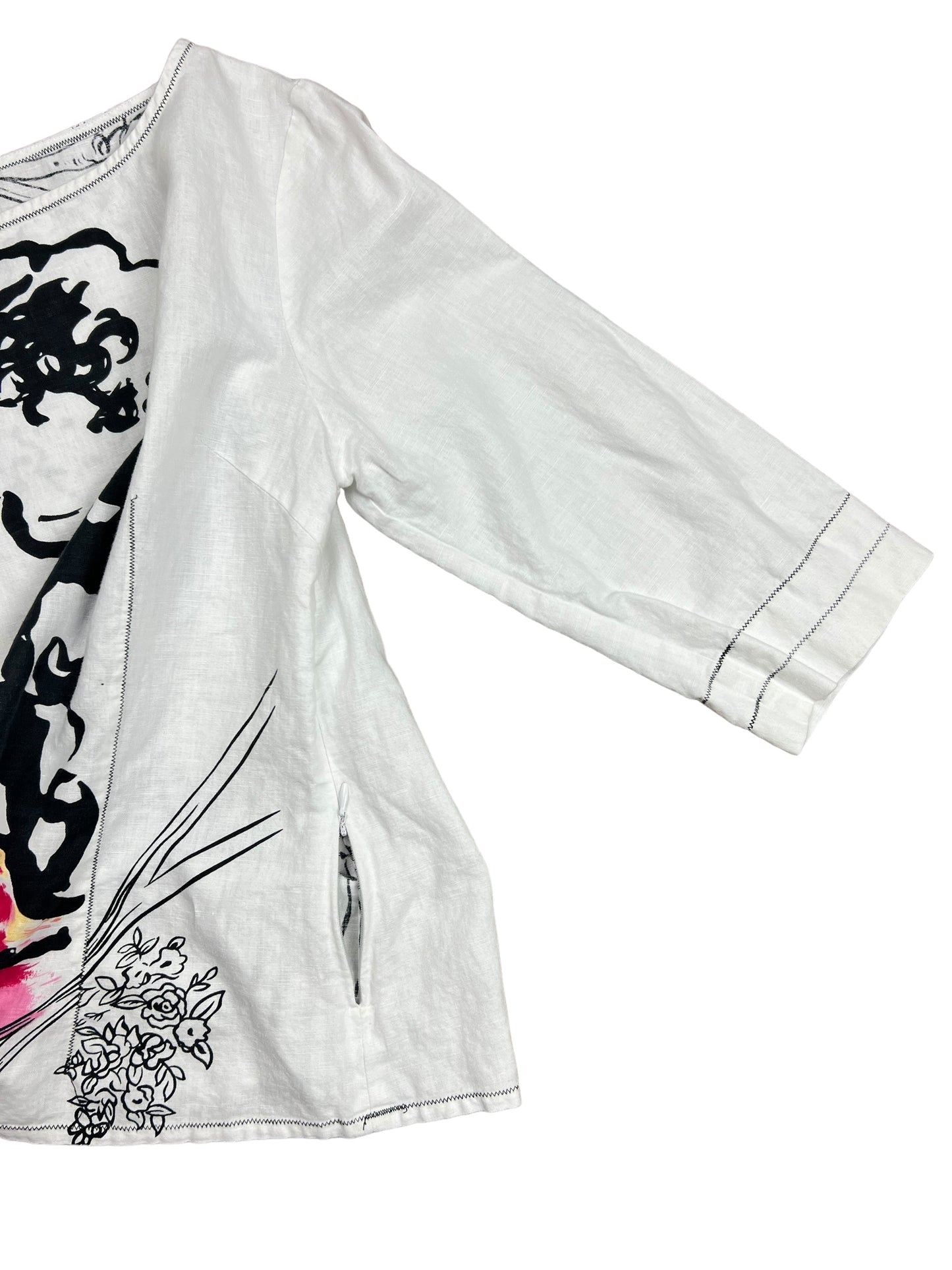 Tristen & Iseut French Portrait Long Sleeve Shirt - M