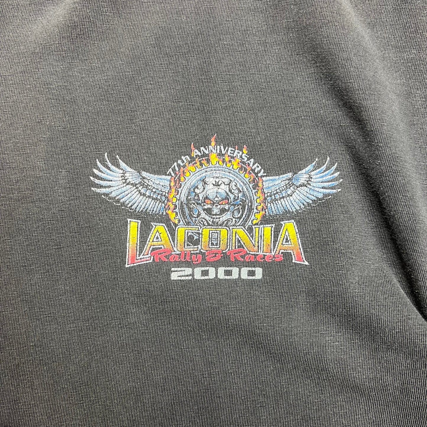 2000 Faded Laconia Rally & Races T-shirt - XXL
