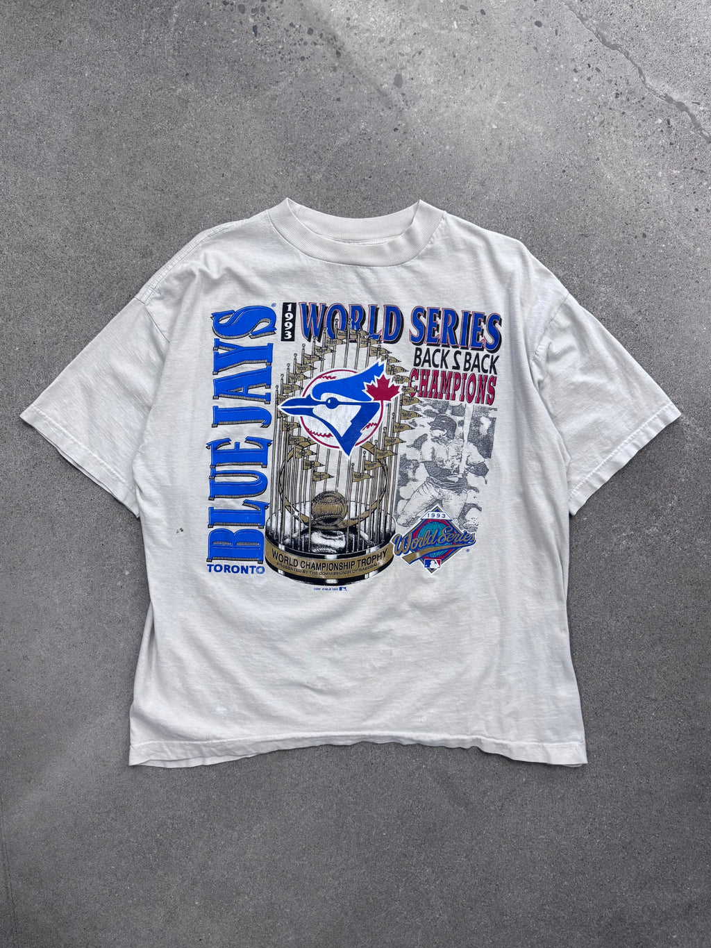 1993 Toronto Blue Jays Back 2 Back World Series MLB Champions T-Shirt - CL
