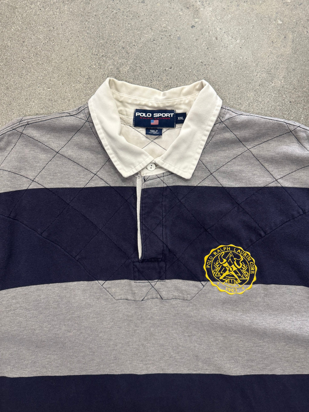Polo Sport Collegiate Crest Rugby Shirt - XXL