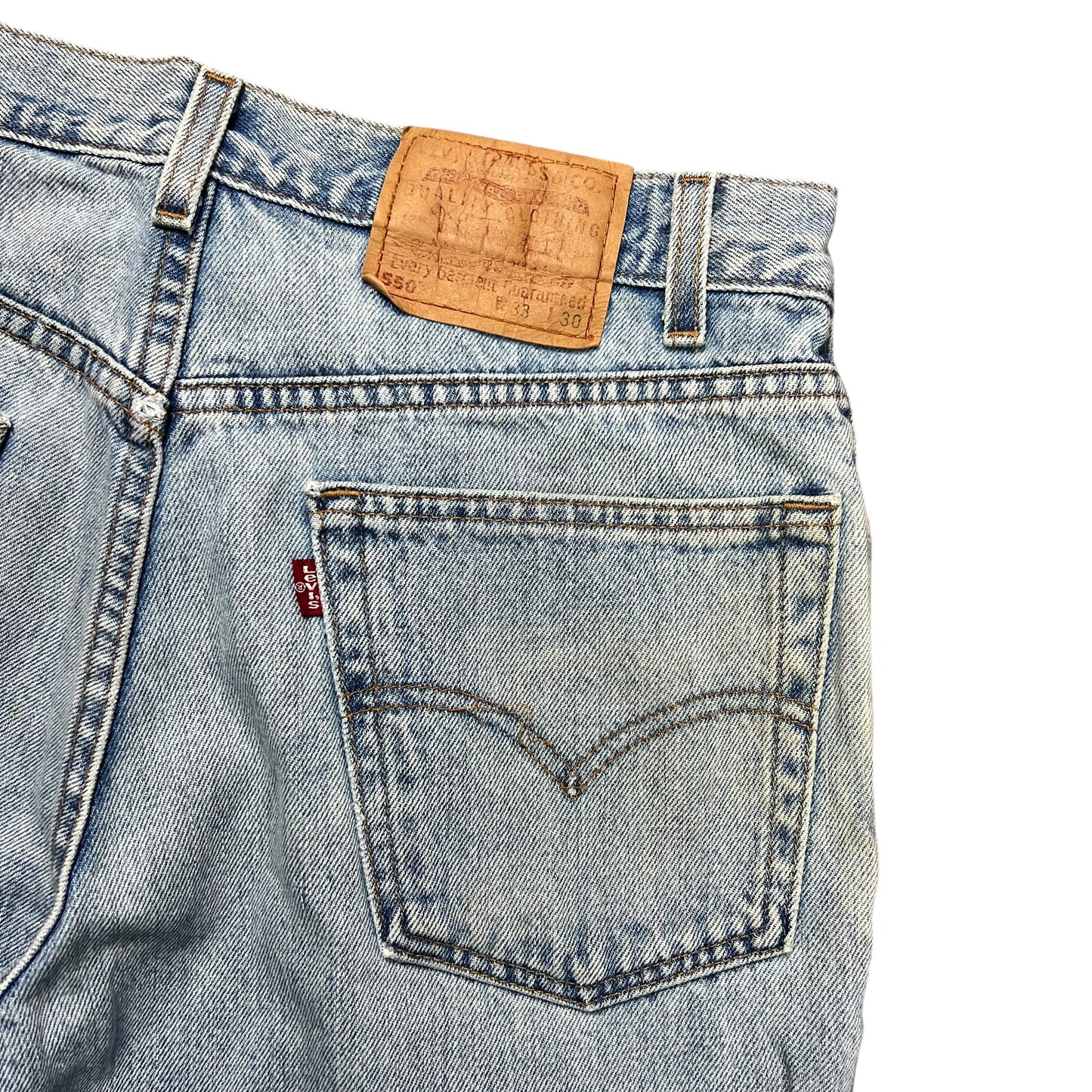 Levi’s 550 Light Wash Dirty Jeans - 30”