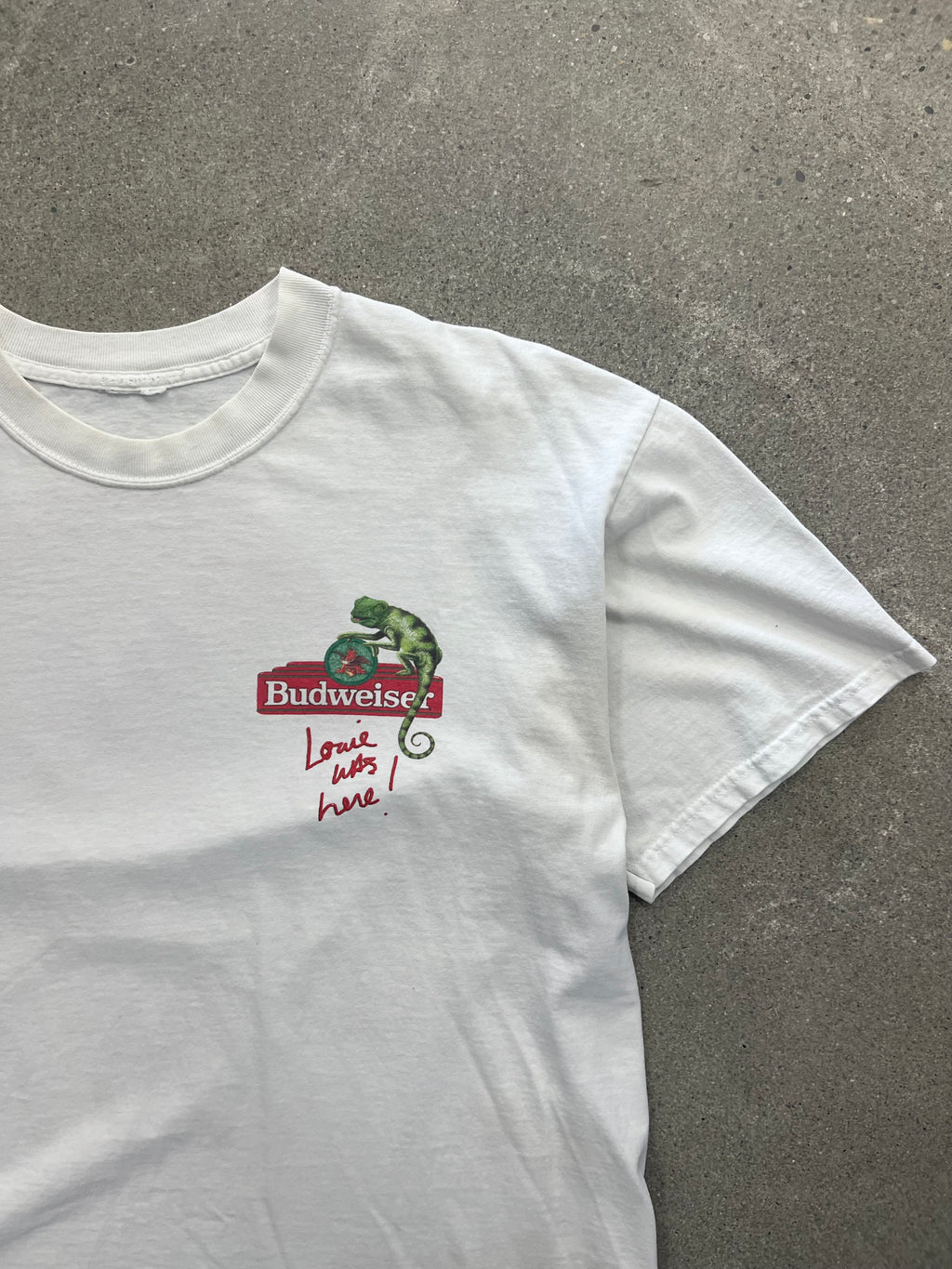 1997 Louie The Lizard Budweiser T-Shirt - L