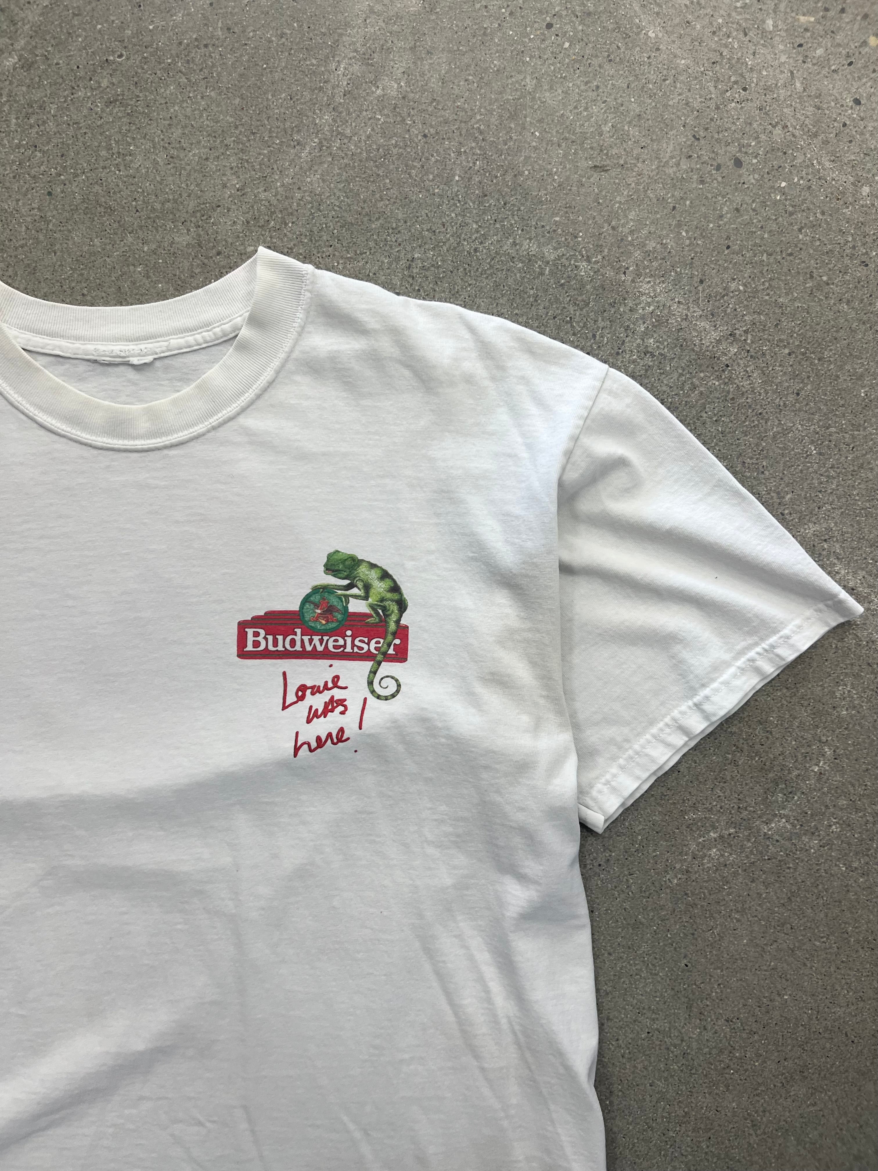 1997 Louie The Lizard Budweiser T-Shirt - L