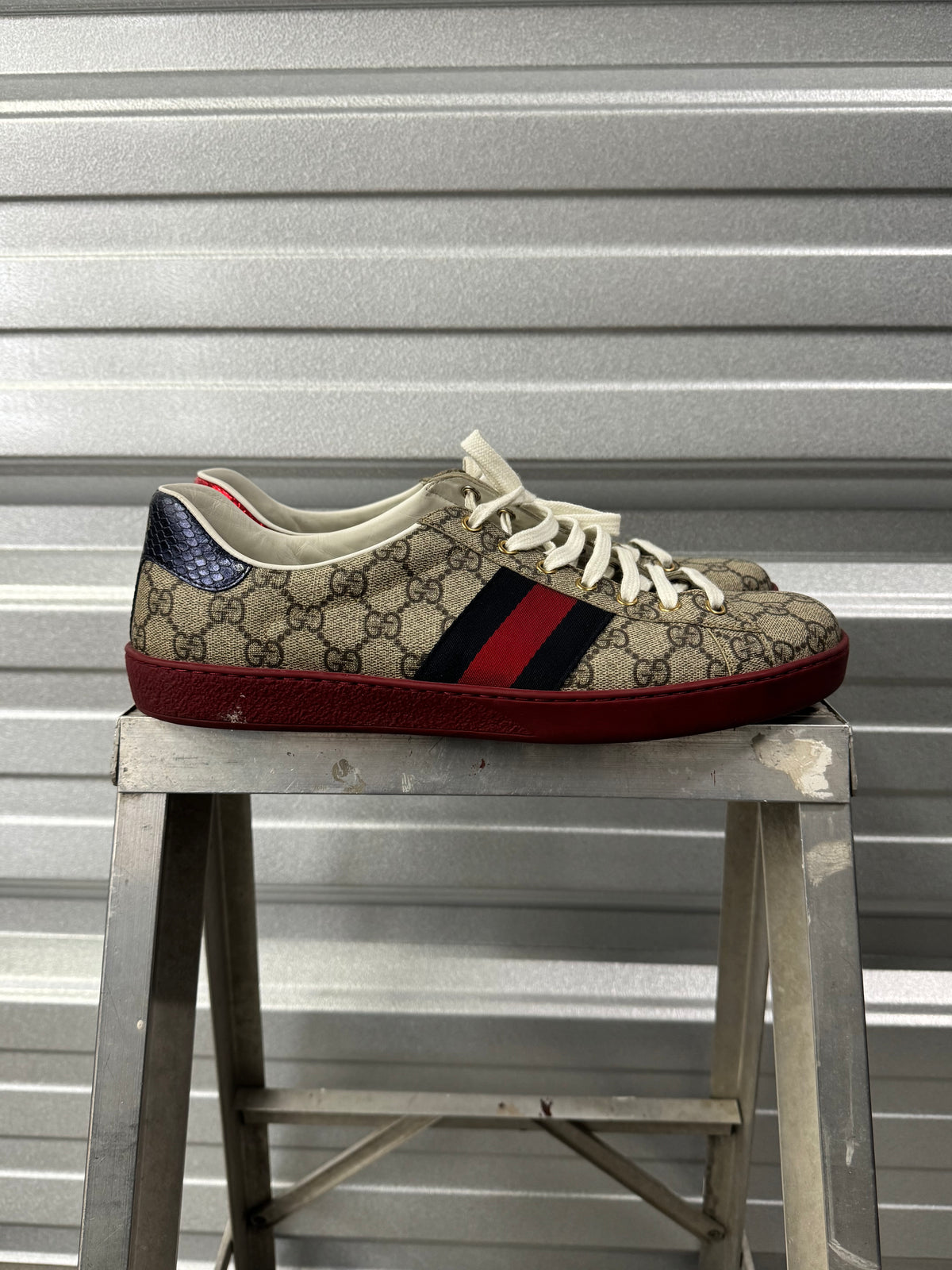 Gucci Ace GG Supreme Monogram Sneaker - 11.5