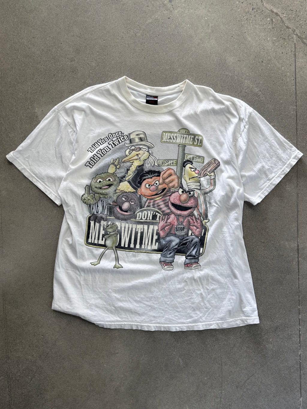 Sesame Street Gangsters Parody T-Shirt - XXXL