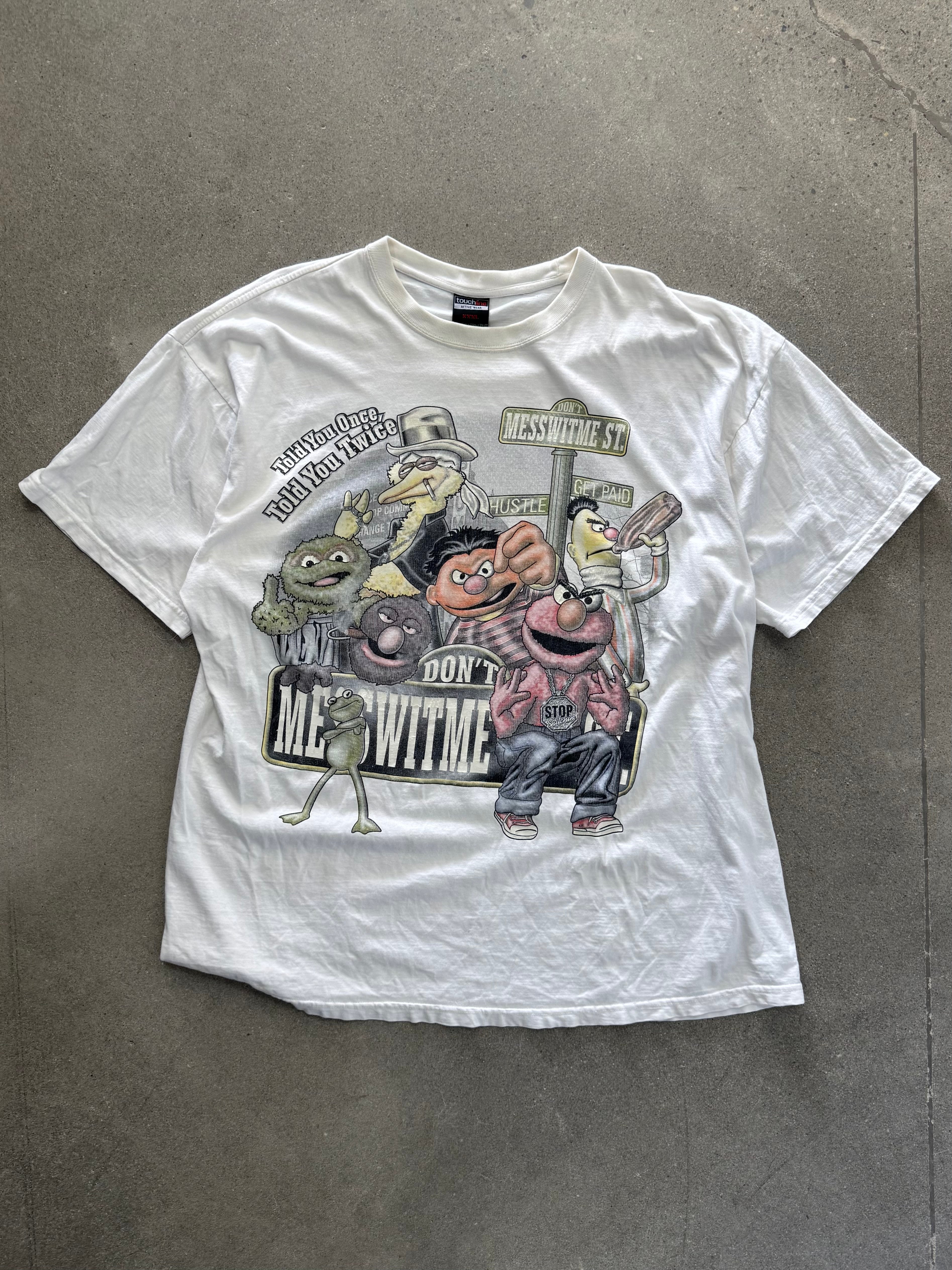 Sesame Street Gangsters Parody T-Shirt - XXXL