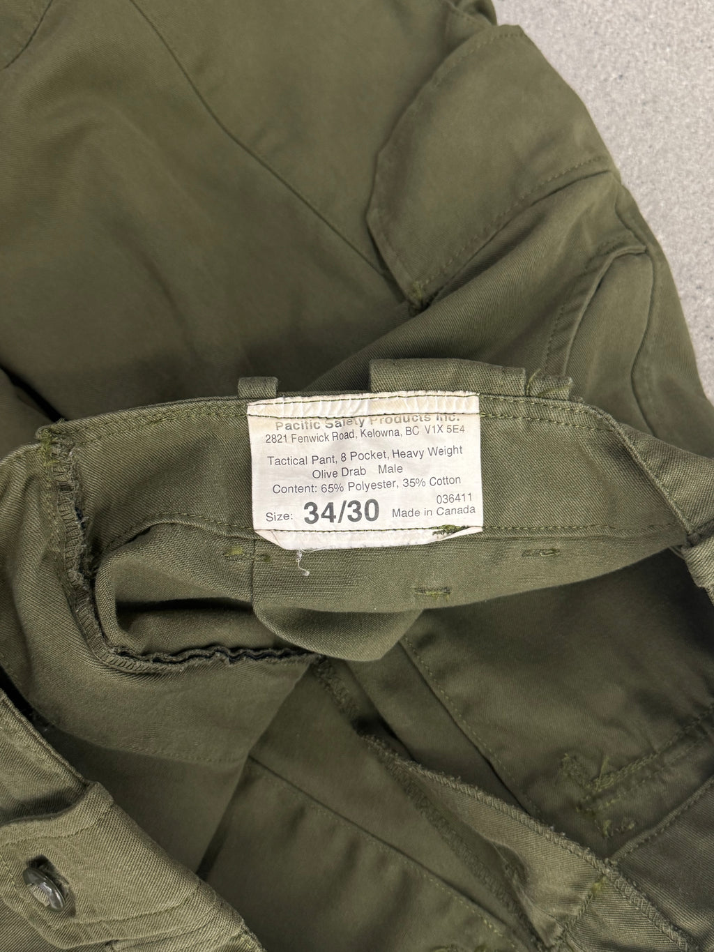 Military 8 Pocket Tactical Cargo Pants - 34”