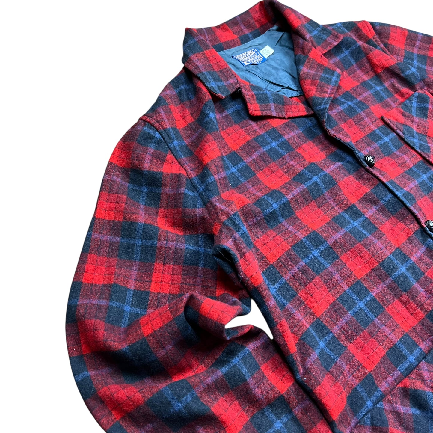 Pendleton Red Wool Button-up Jacket - L
