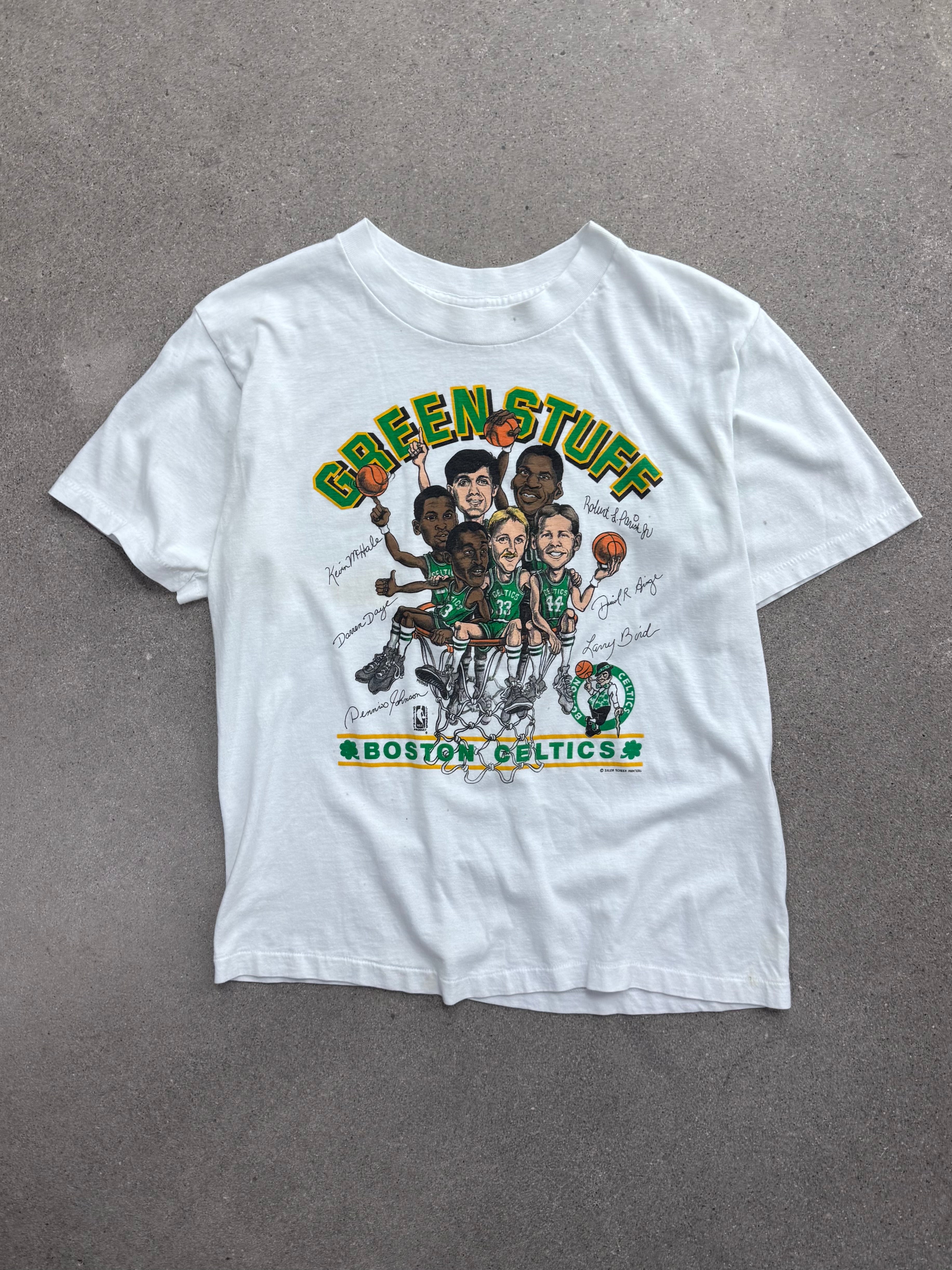 Salem Sportswear Boston Celtics Green Stuff NBA T-Shirt - M