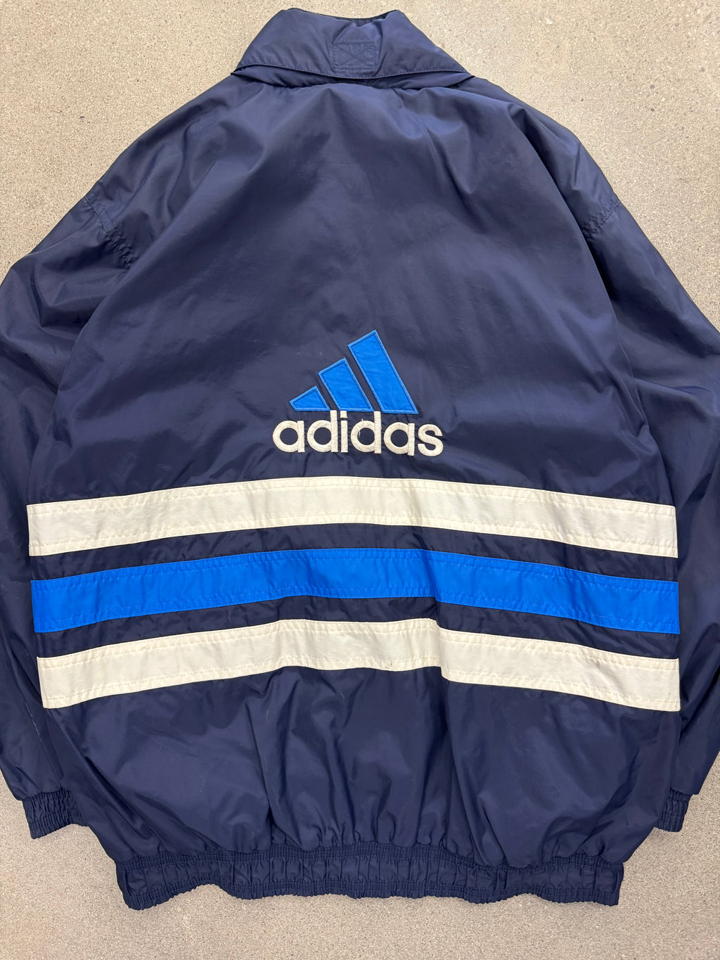 Adidas Spell-out Windbreaker Track Jacket - L