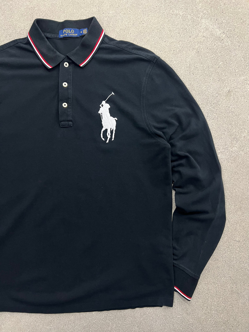Polo Ralph Lauren Classic Big Pony Long Sleeve Polo Shirt - L