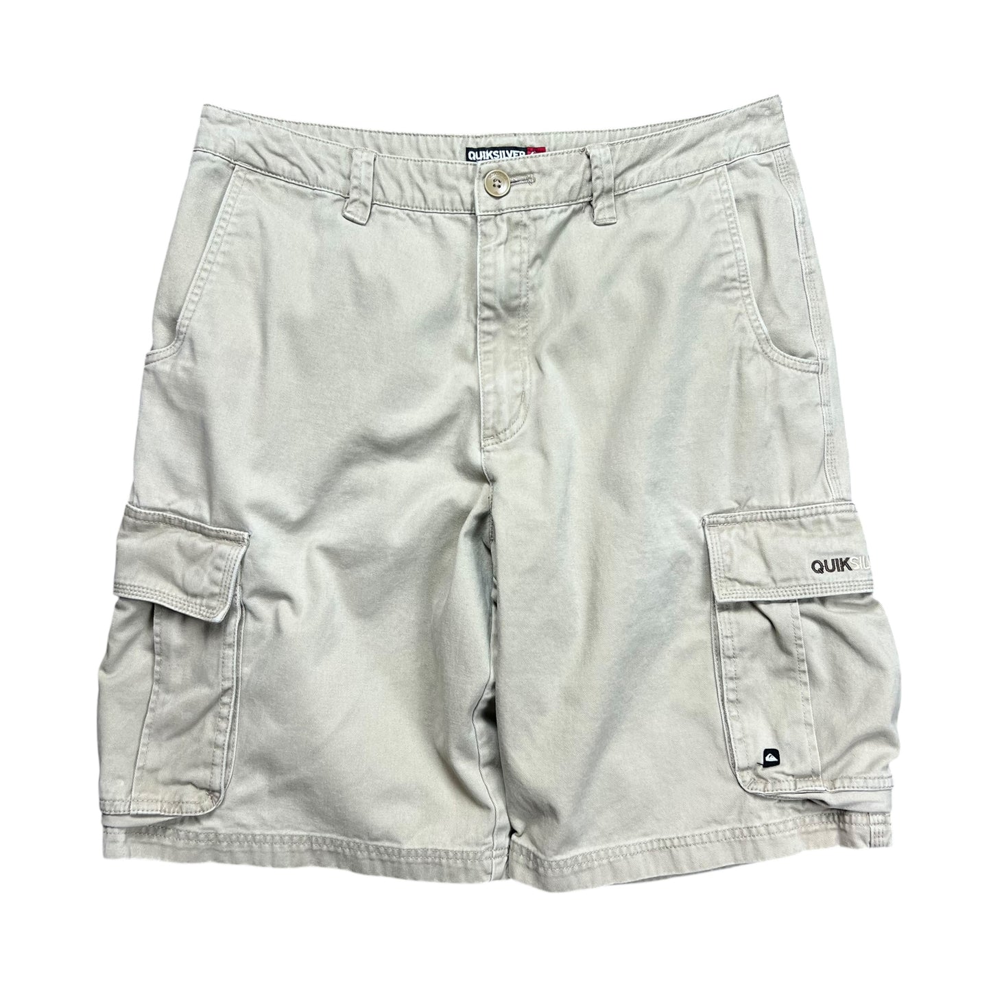 Quiksilver Tan Cargo Shorts - 33"