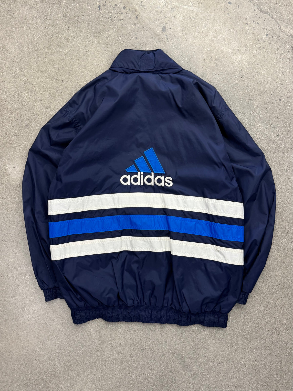 Adidas Spell-out Windbreaker Track Jacket - L