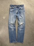 Faded & Distressed Levi’s 517 Orange Tab Jeans - 30”