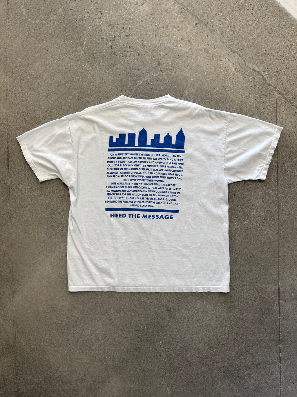 1997 Million Man March Atlanta T-Shirt - XL