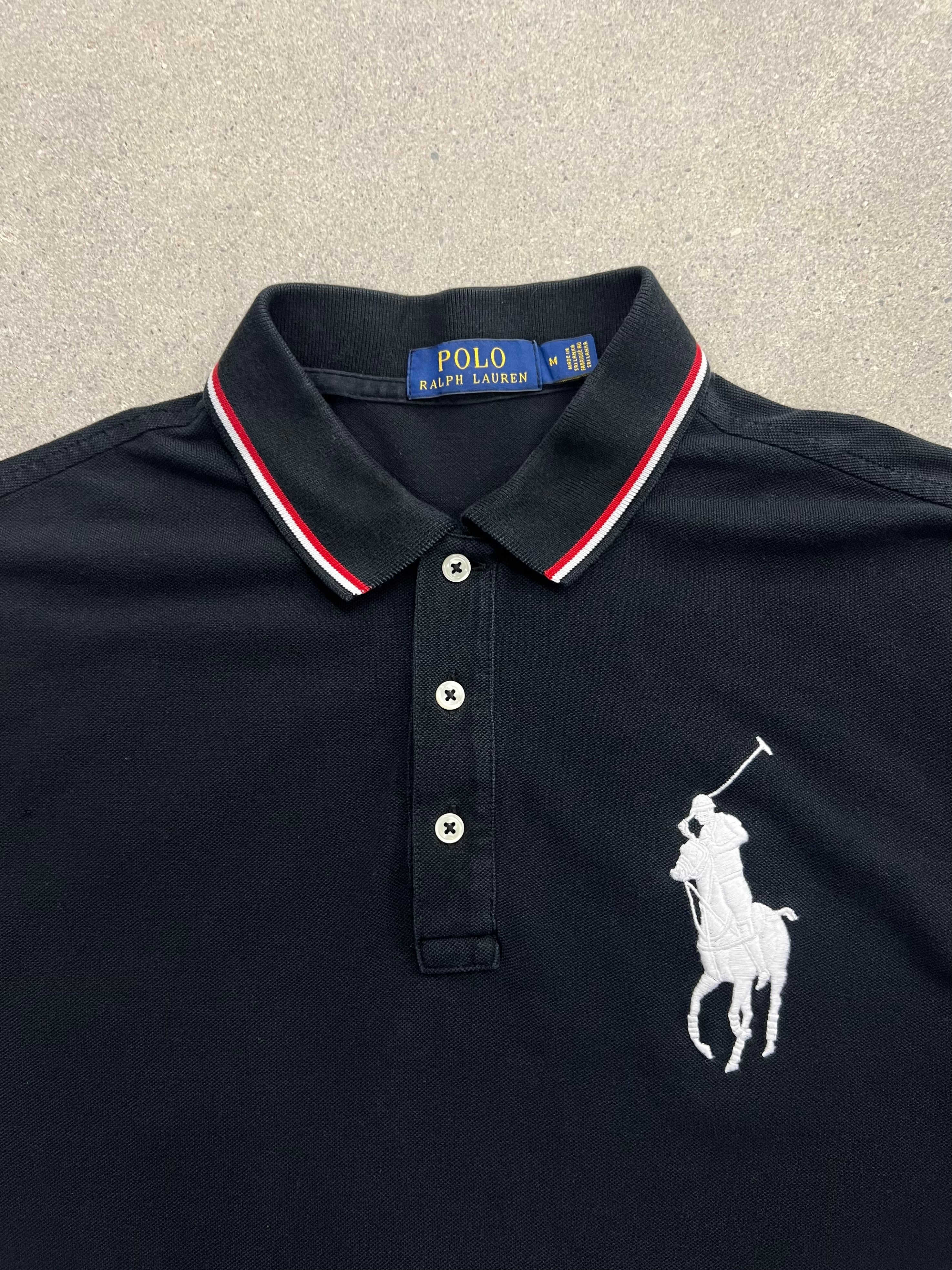 Polo Ralph Lauren Classic Big Pony Long Sleeve Polo Shirt - L