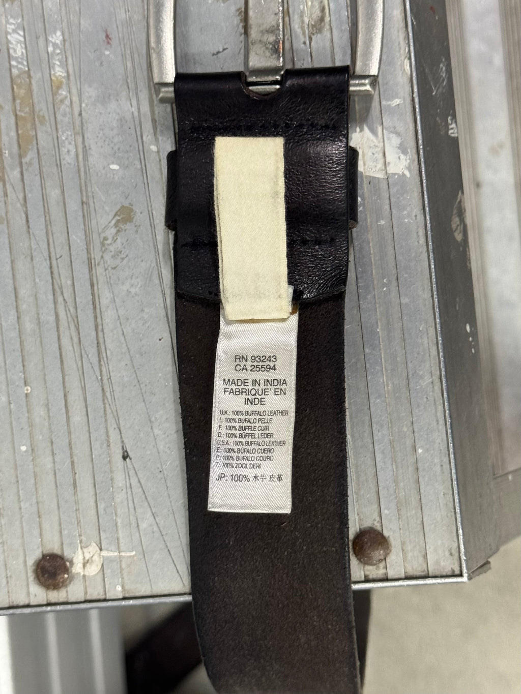 Diesel Buffalo Leather Belt - 34”
