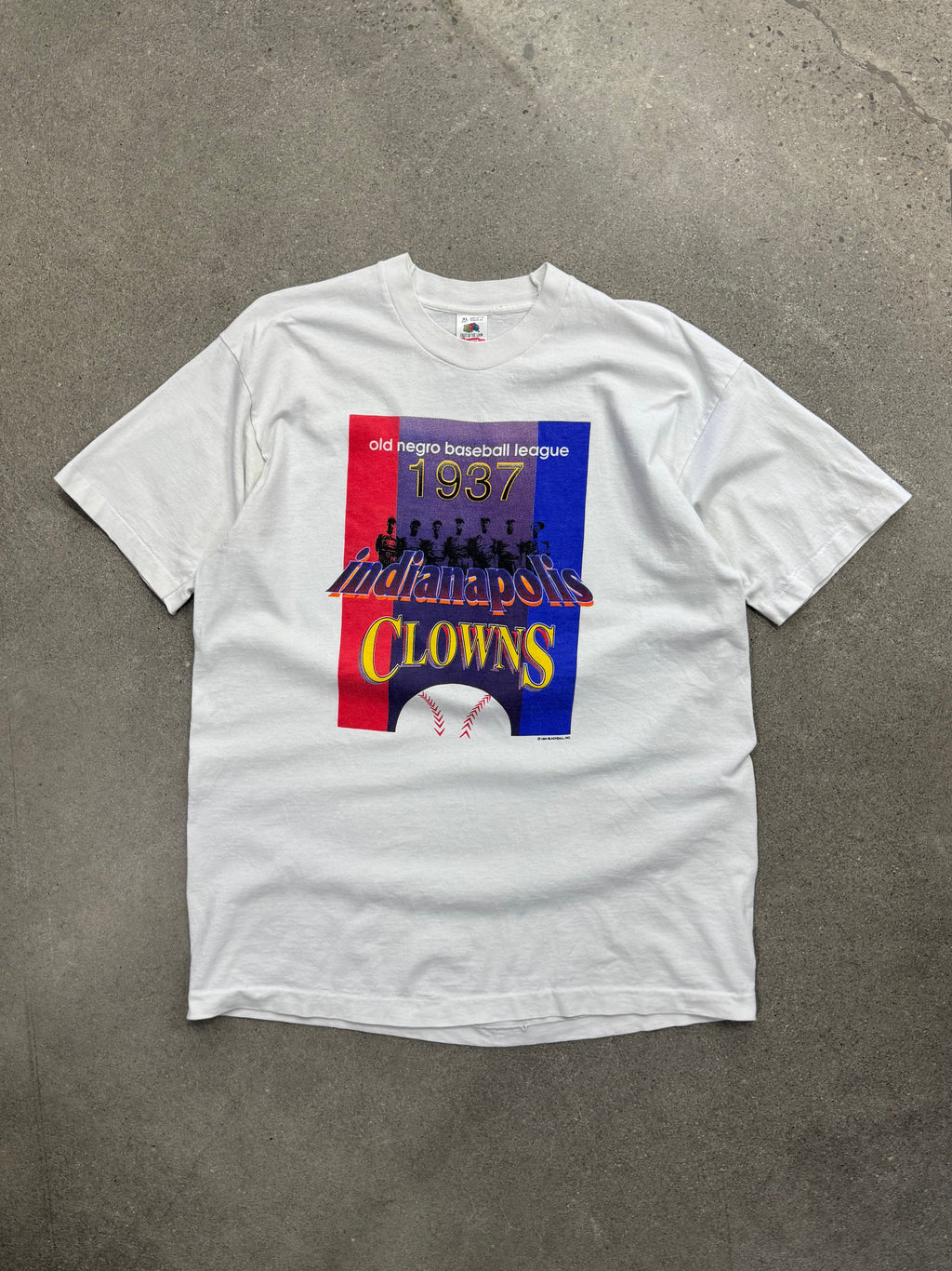 1994 Indianapolis Clowns Negro League Baseball T-Shirt - XL