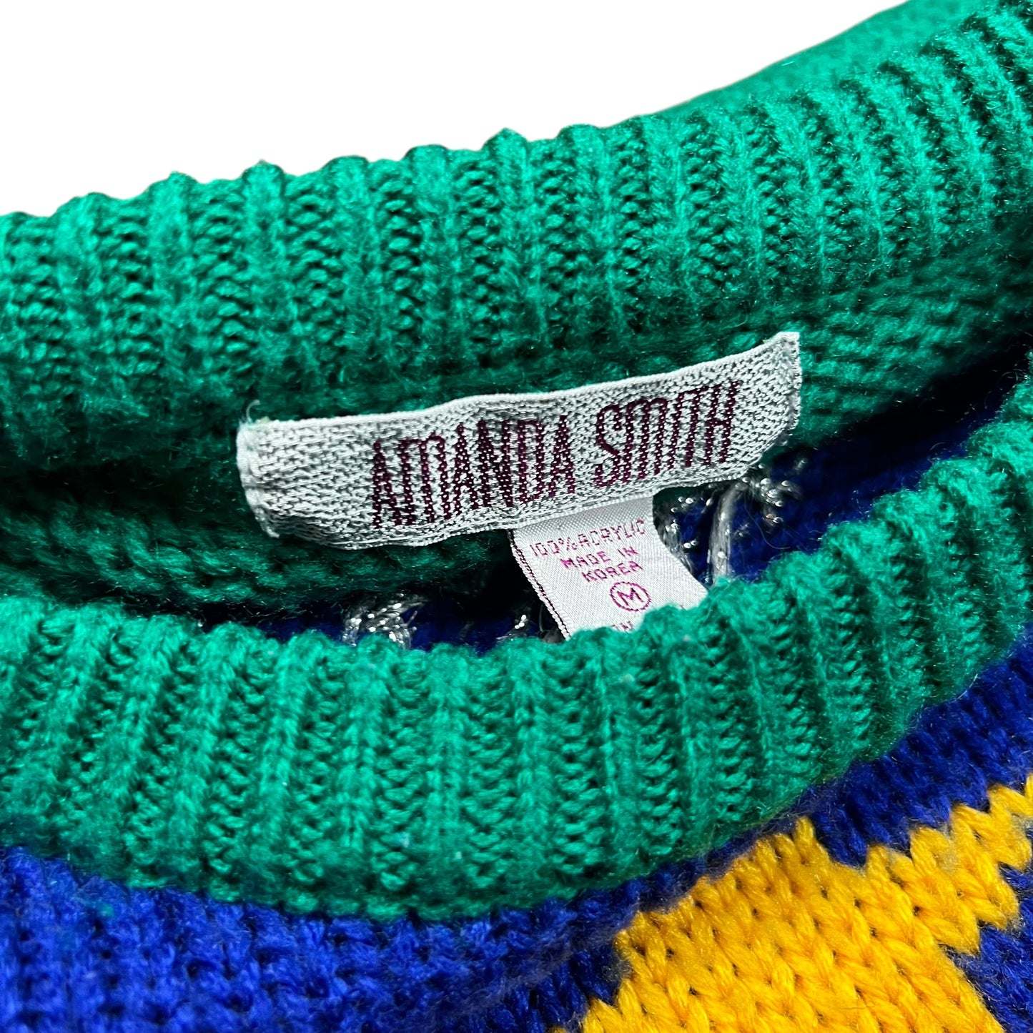 Amanda Smith 3D Knit Christmas Sweater - M