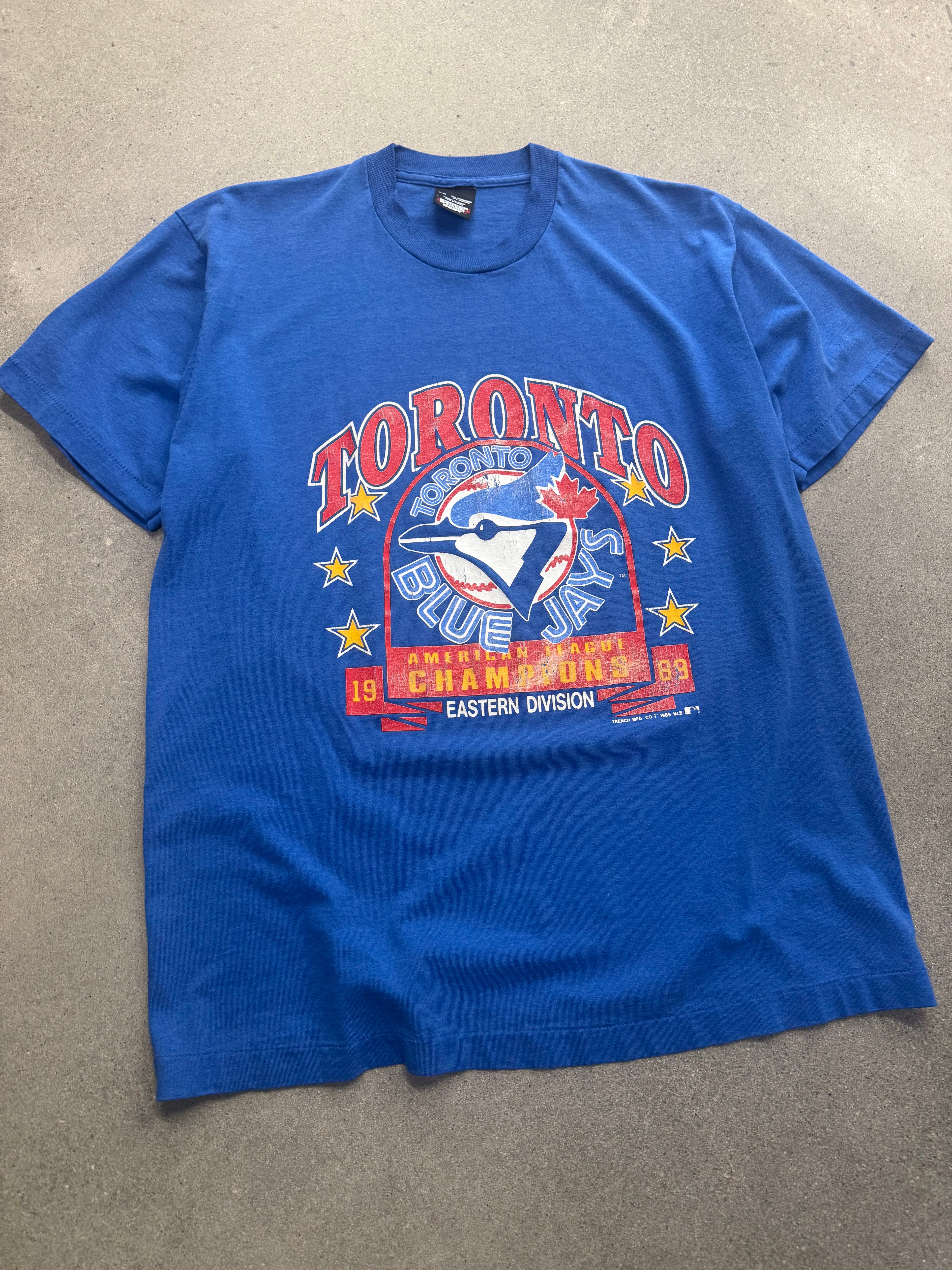 1989 Toronto Blue Jays Eastern Division MLB Champions T-Shirt - L