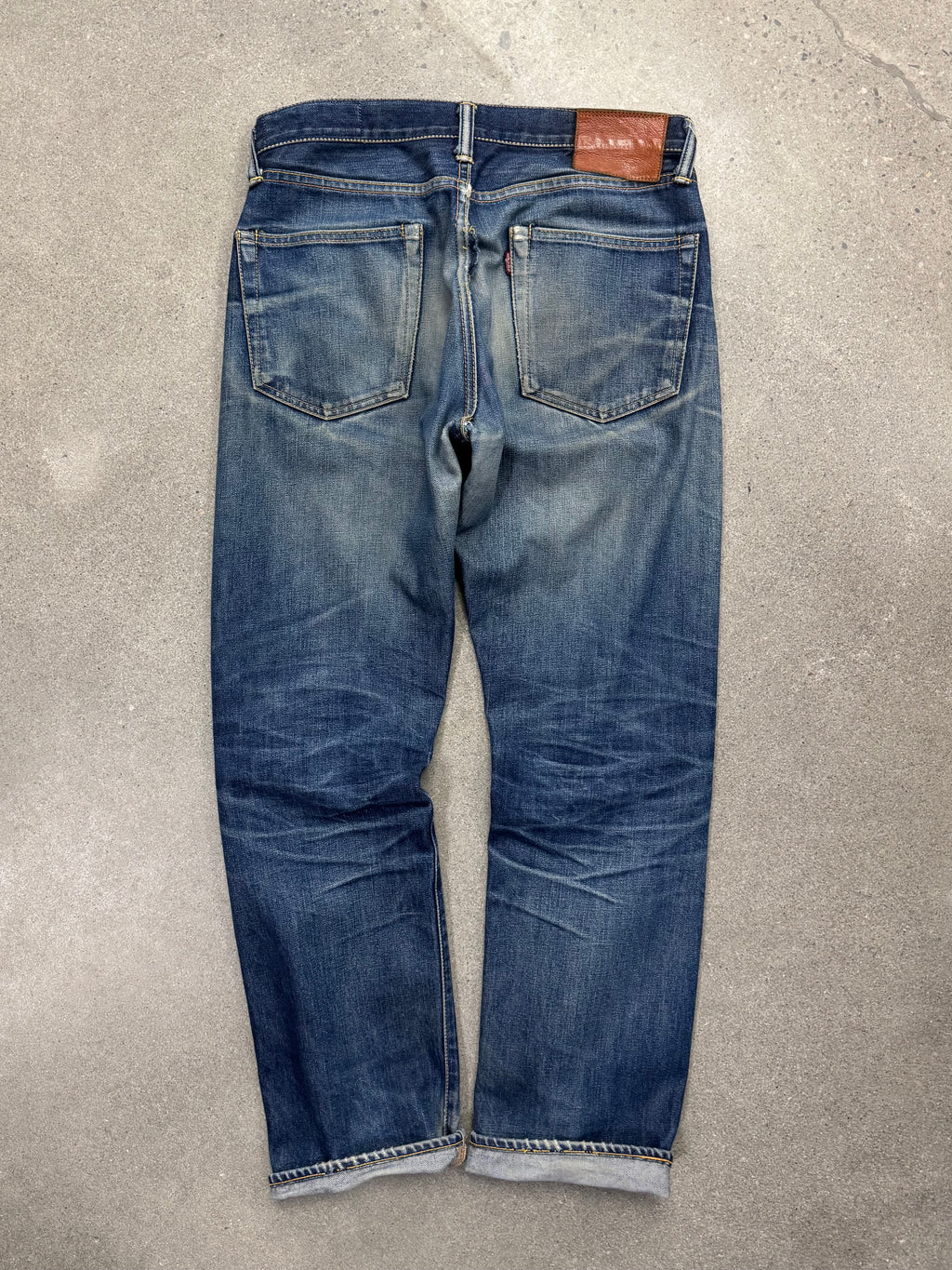 Faded Evisu Japanese Selvedge Jeans - 31”
