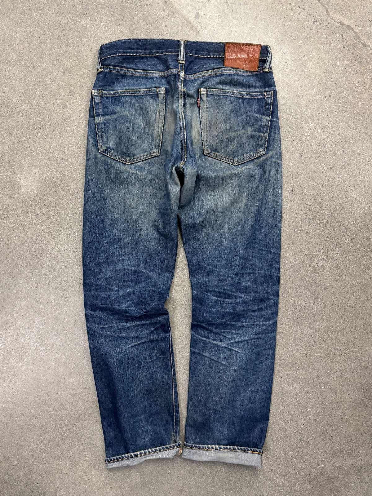 Faded Evisu Japanese Selvedge Jeans - 31”