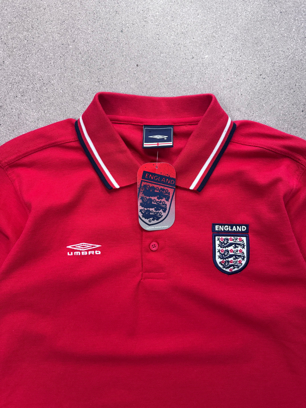 Umbro England Soccer Club Polo Shirt - S