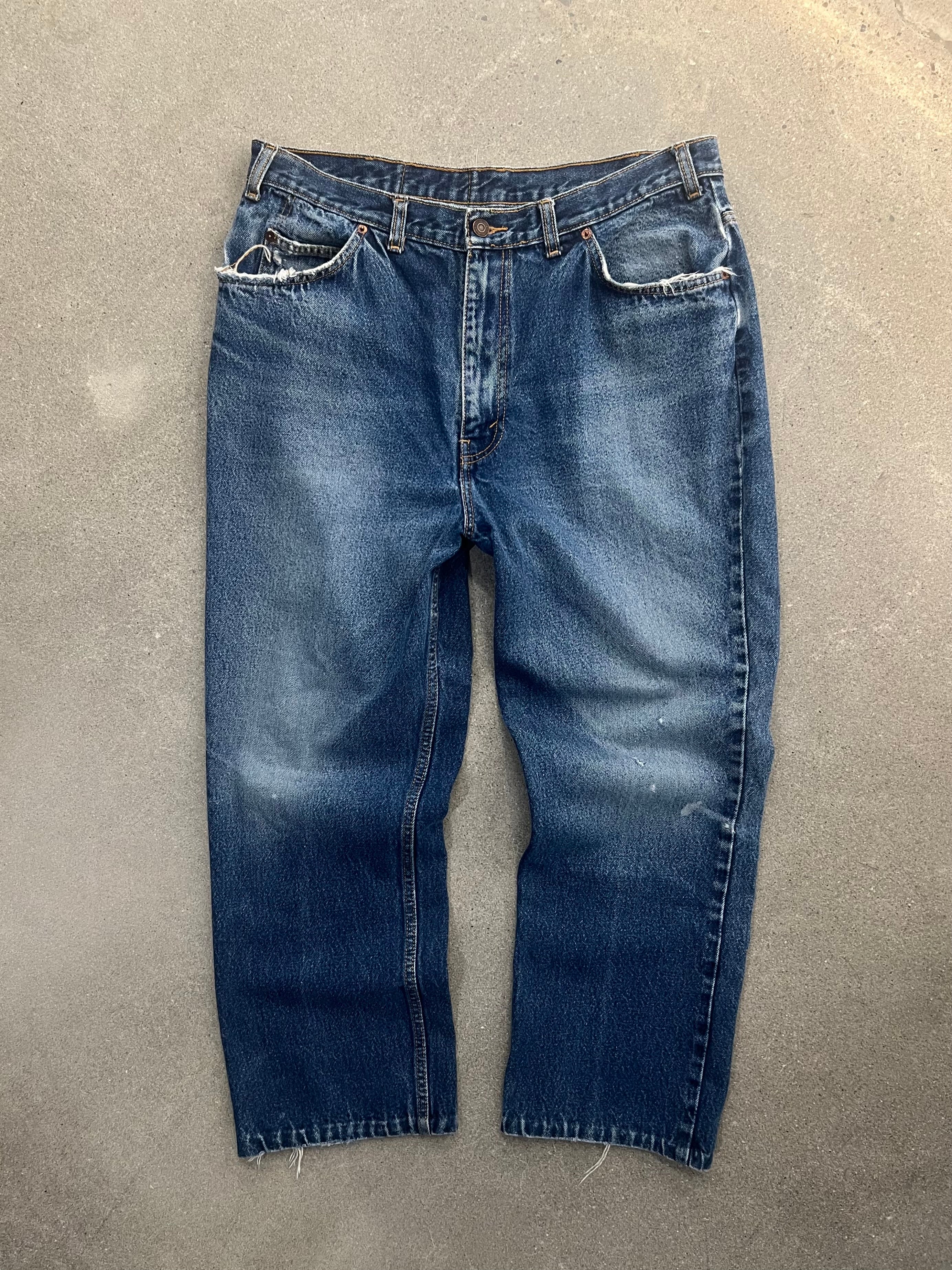 Faded Levi’s Orange Tab Jeans - 35”