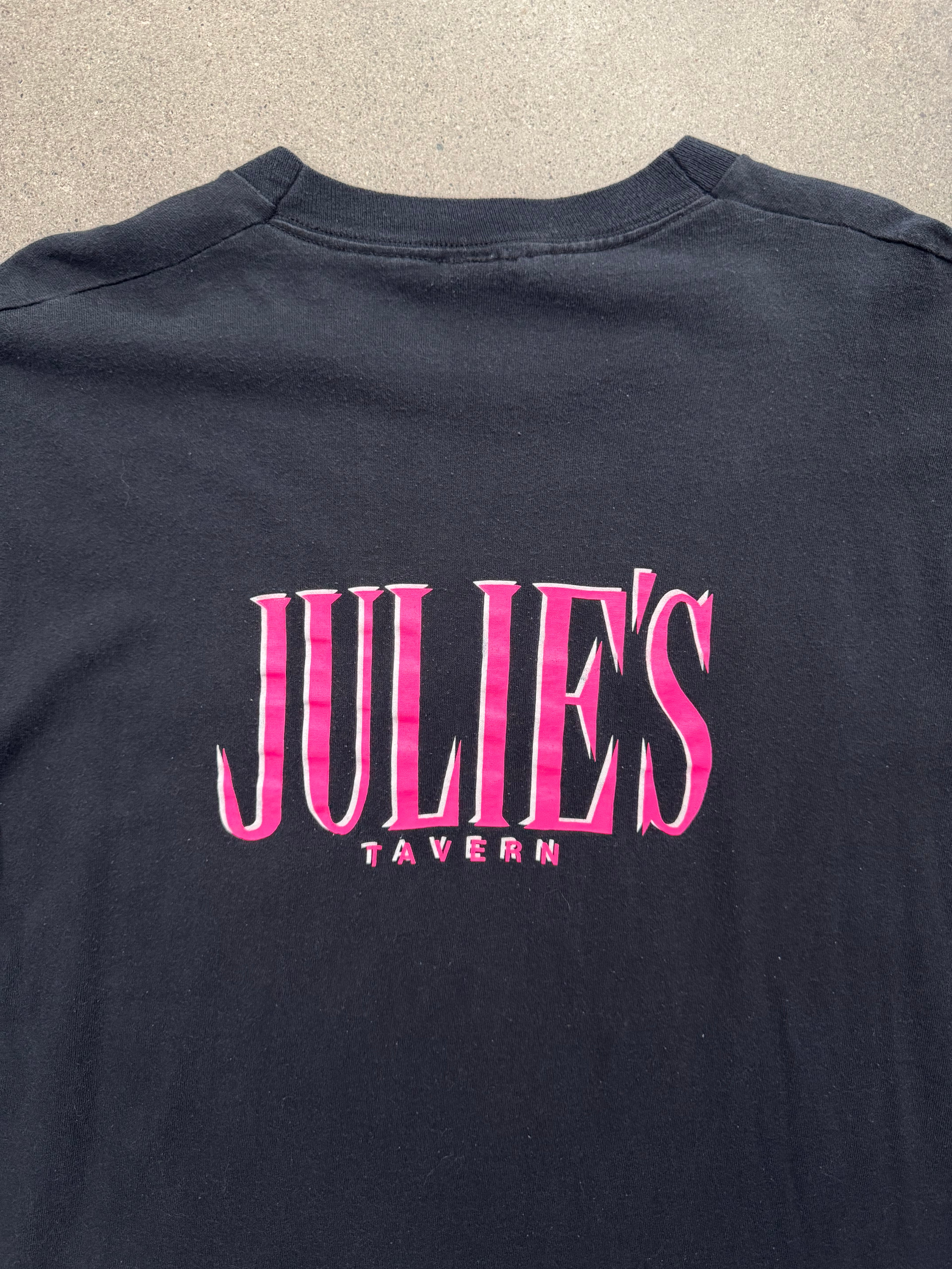 1991 Ms. Summer Fest Black Simpsons Bikini Contest T-Shirt - XL