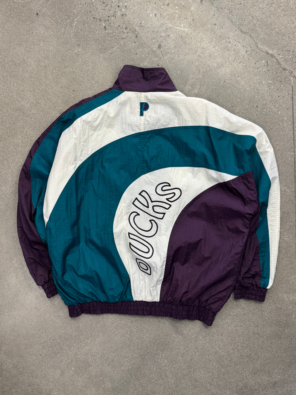 Pro Player Anaheim Mighty Ducks NHL Windbreaker Jacket - L