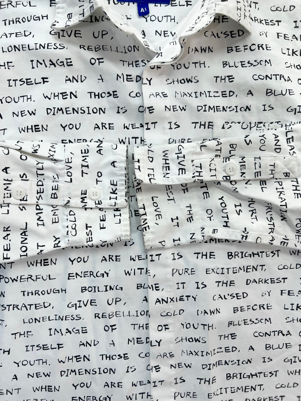Ader Error Letter Button-Up Shirt - L