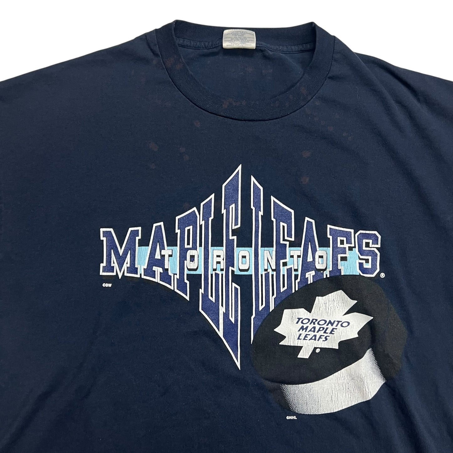 Toronto Maple Leafs Puck T-shirt - L