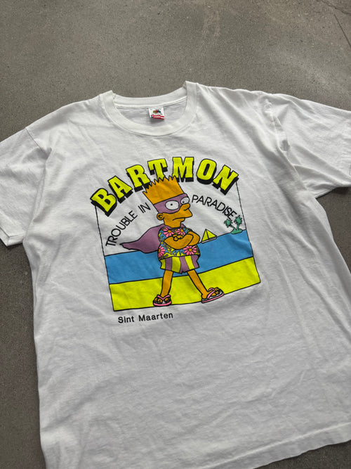 Bartmon Trouble In Paradise Vacation T-Shirt - XL