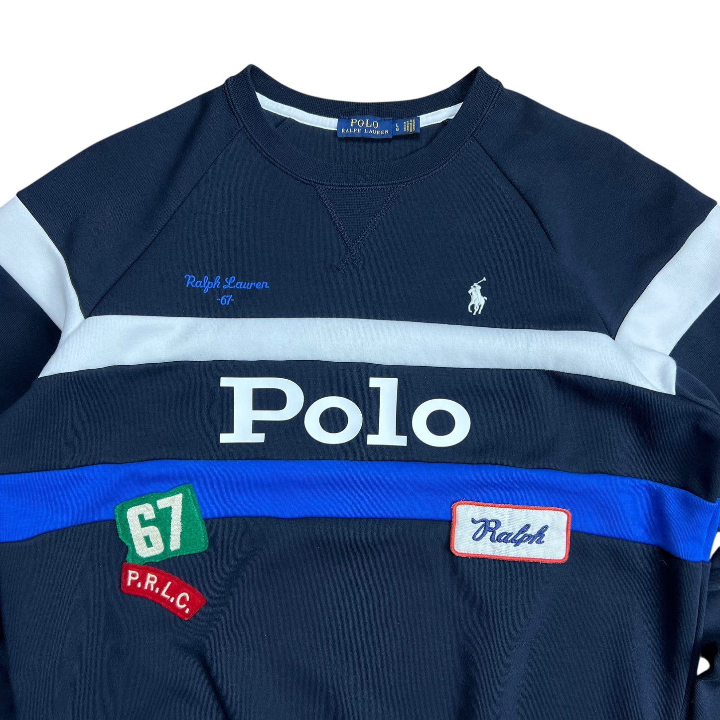 Polo Ralph Lauren Classic Patchwork Sweatshirt - M