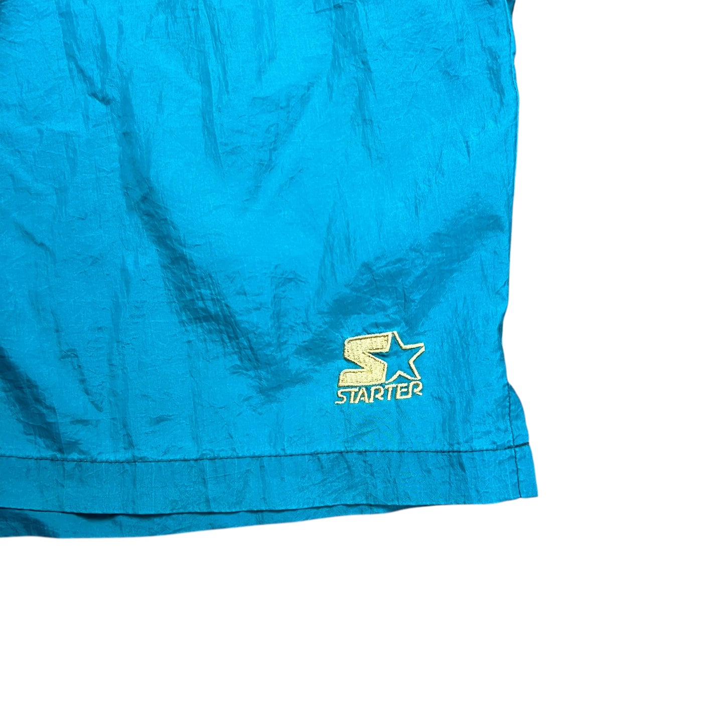 Starter Green Nylon Running Shorts - XL