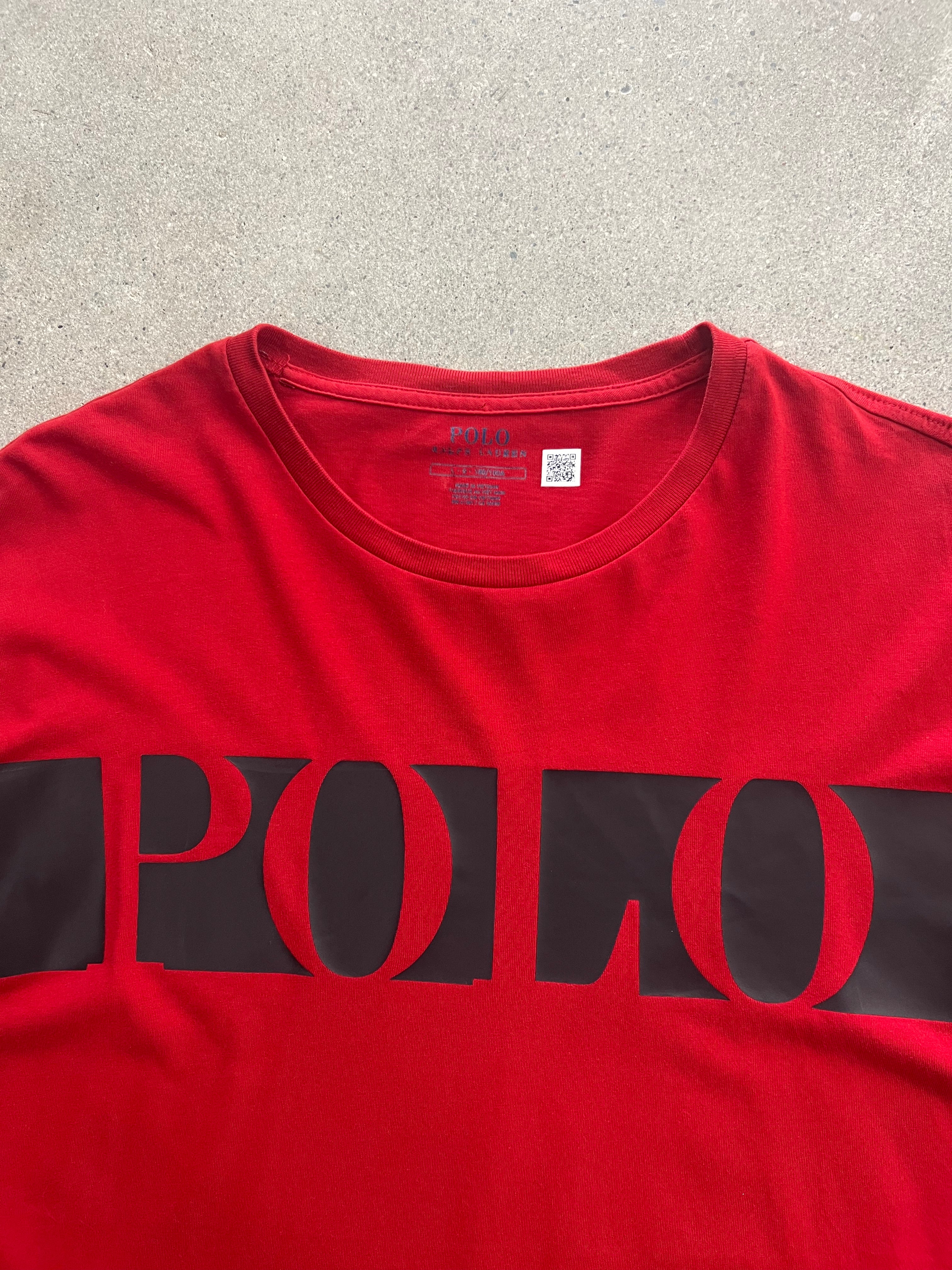 Polo Ralph Lauren Stripe Logo Long Sleeve Shirt - L