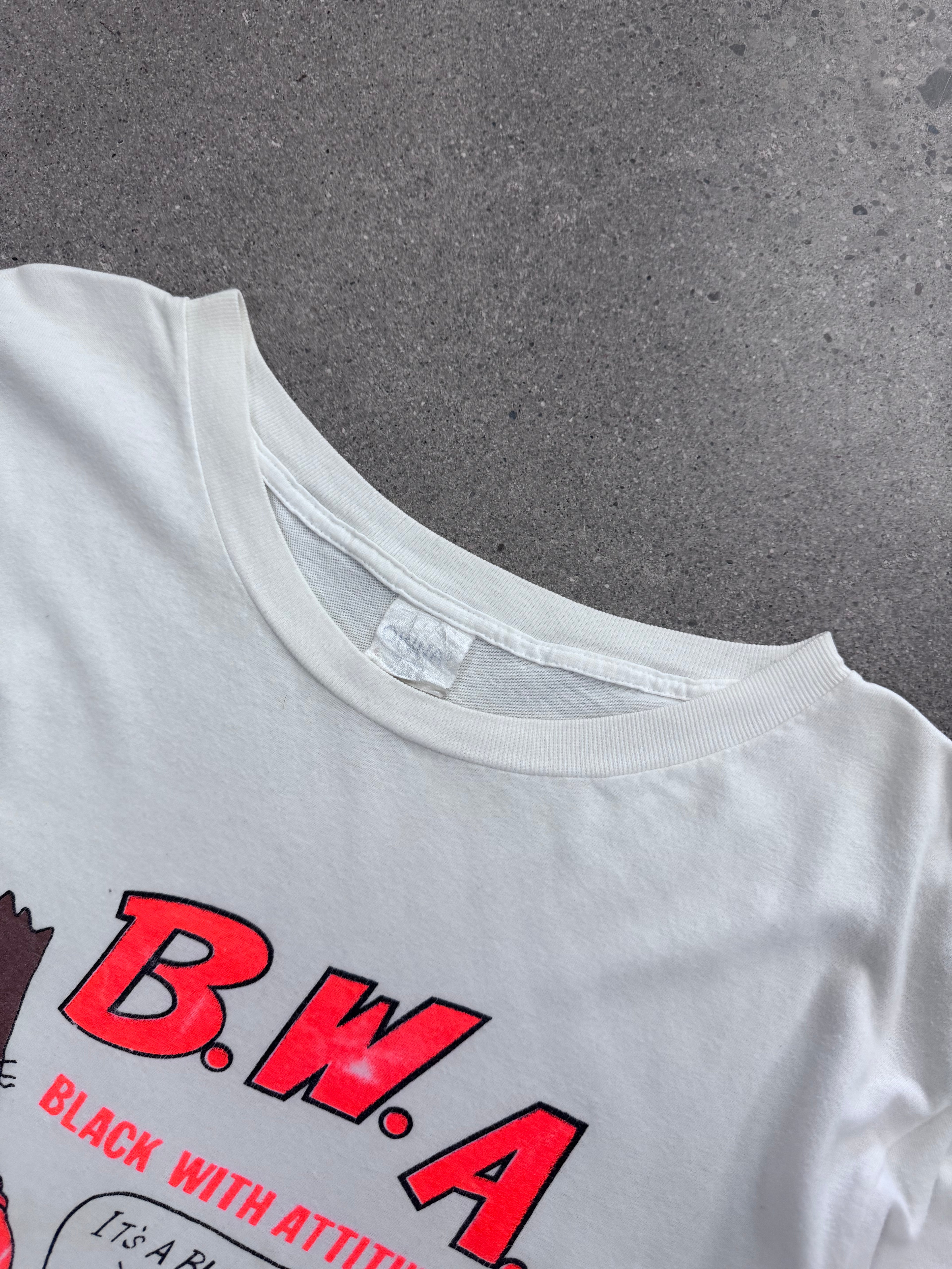 Black With Attitude Bart Simpson Bootleg T-Shirt - M