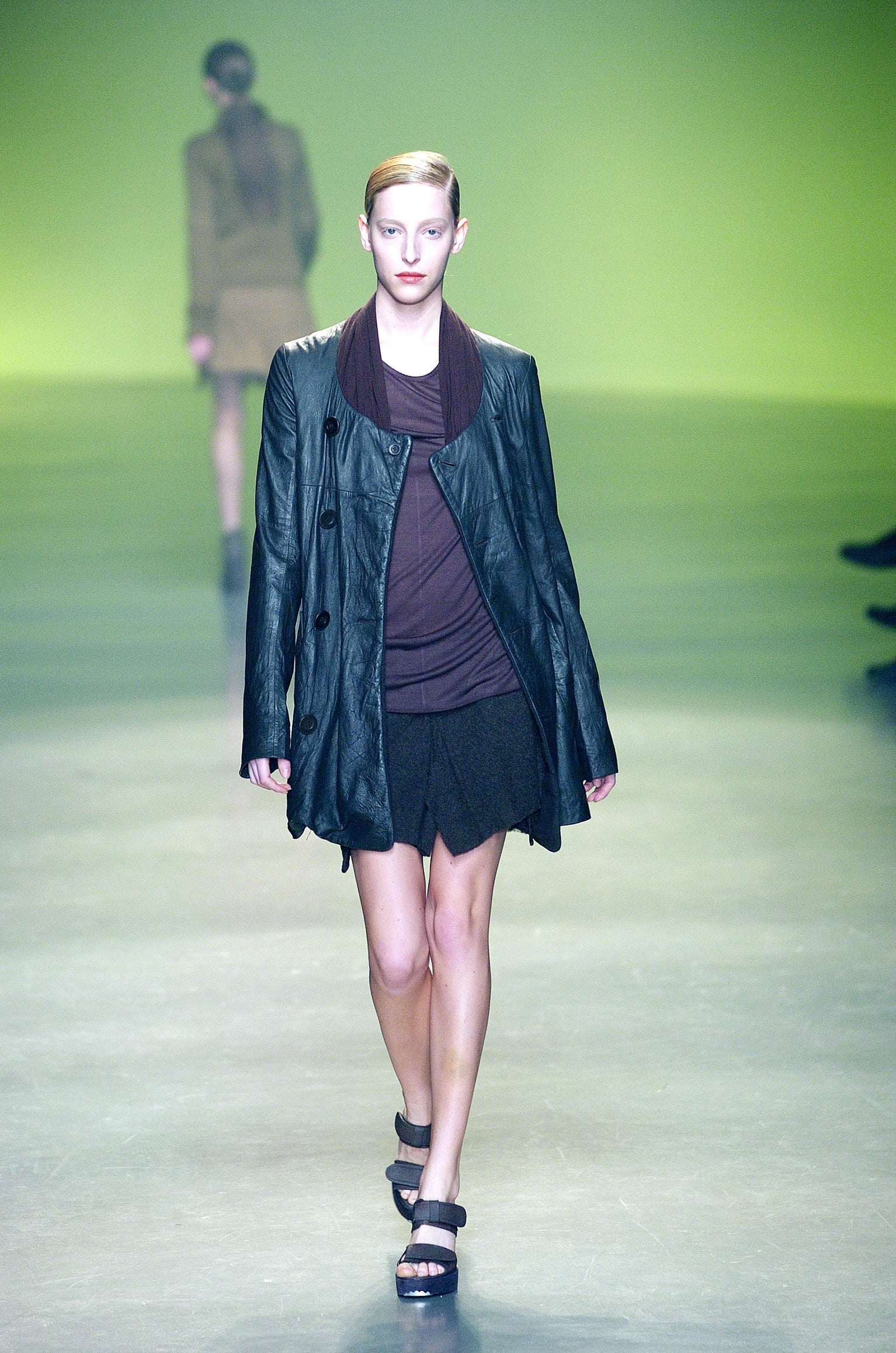 Rick Owens FW04 Lambskin Leather Coat - 6