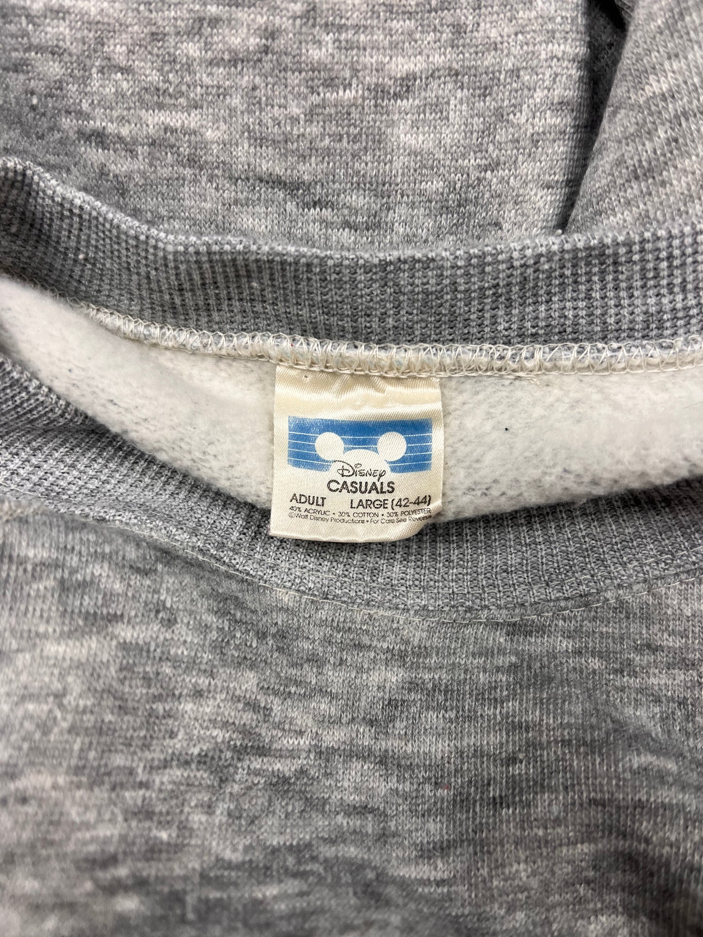 80’s Soft Mickey Mouse Sweatshirt - L