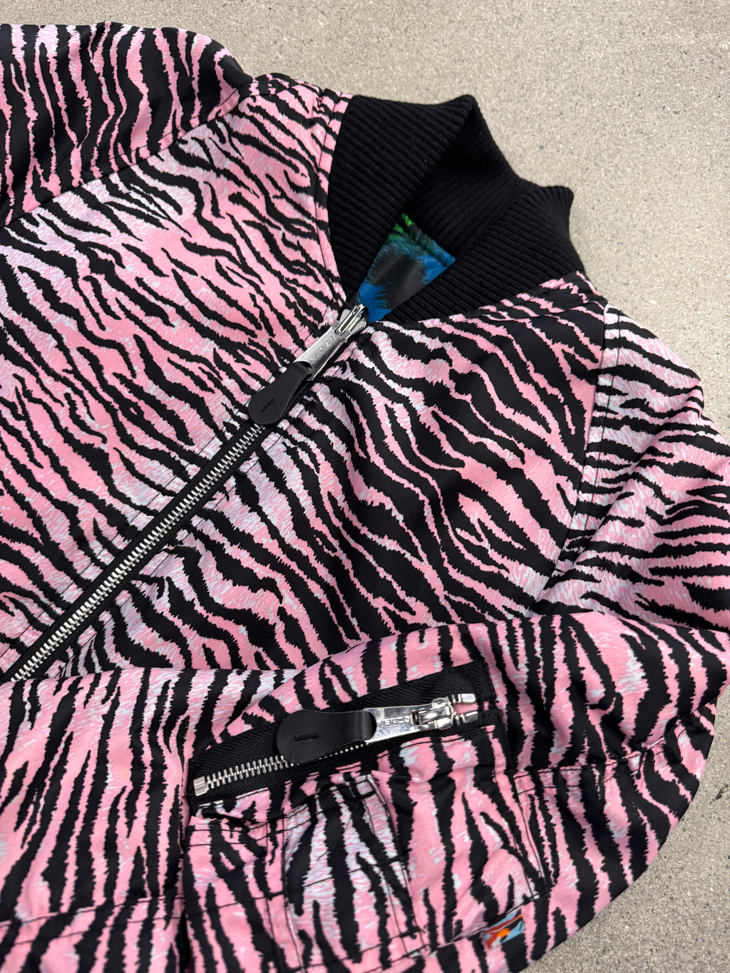Kenzo x H&M Reversible Zebra Print Bomber Jacket - S