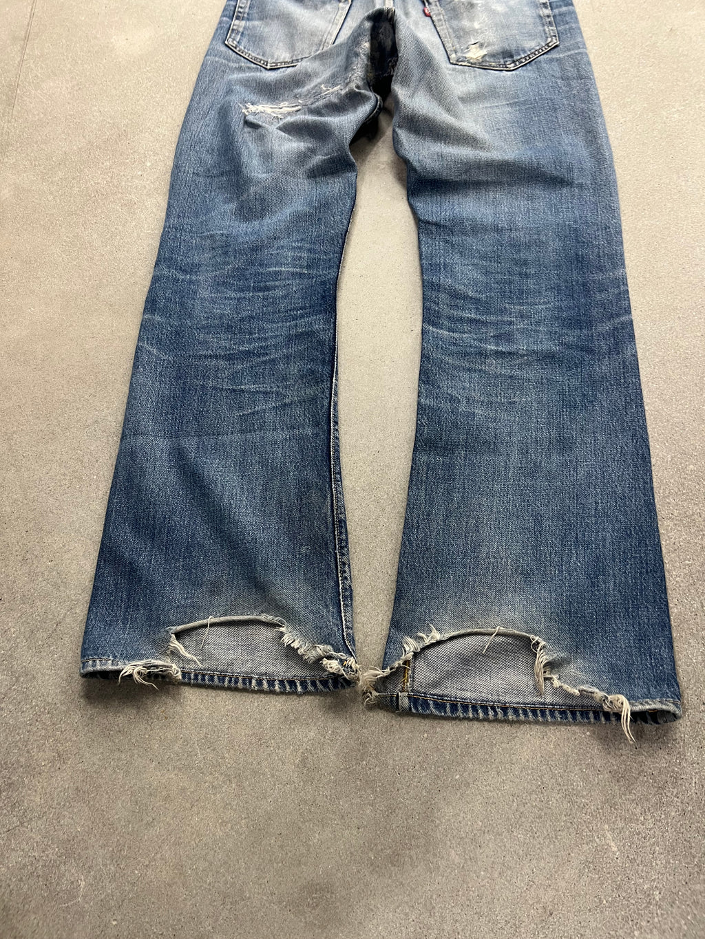 Faded Skull Jeans By An Alchemist Repaired Jeans - 32”